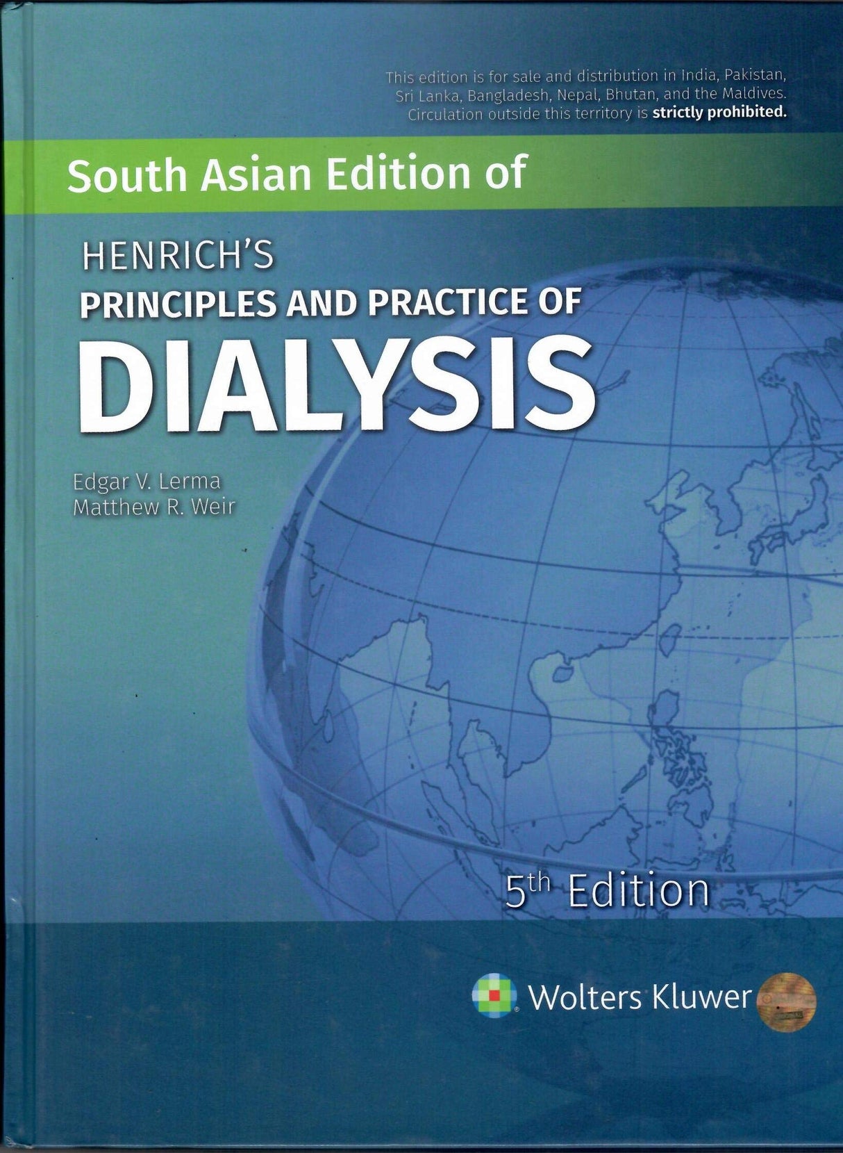 Henrich's Principles and Practice of Dialysis, 5th South Asian ed - Retail Maharaj