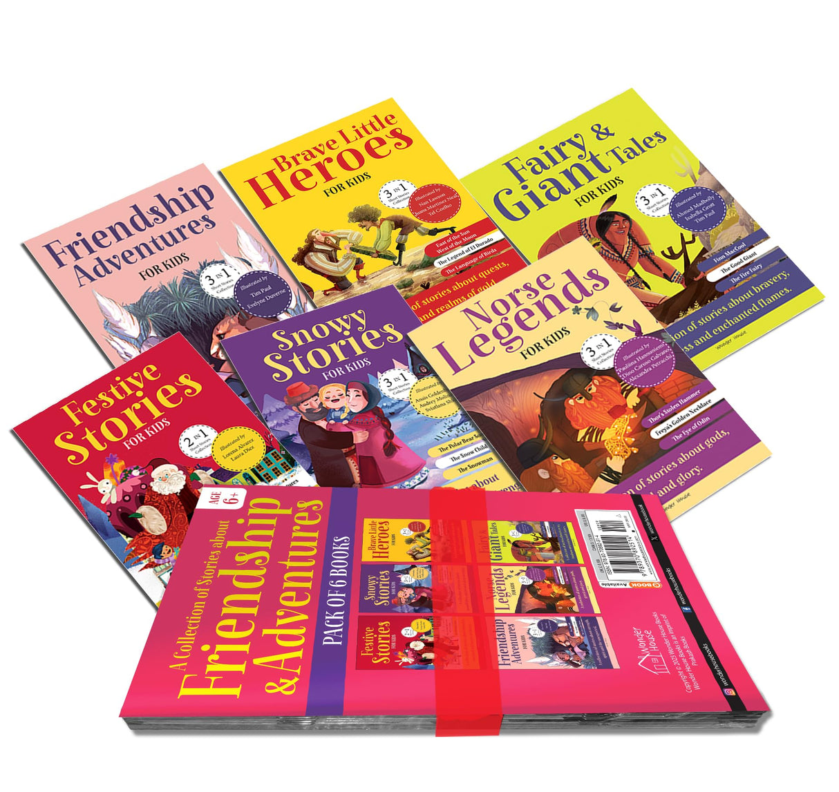 A Collection of Stories about Friendship and Adventures (Pack of 6 books) Batch 2 - Retail Maharaj
