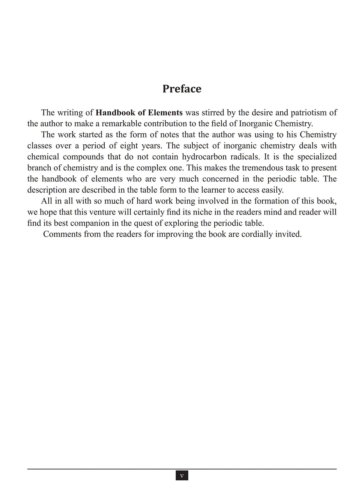 Handbook of Elements - Retail Maharaj