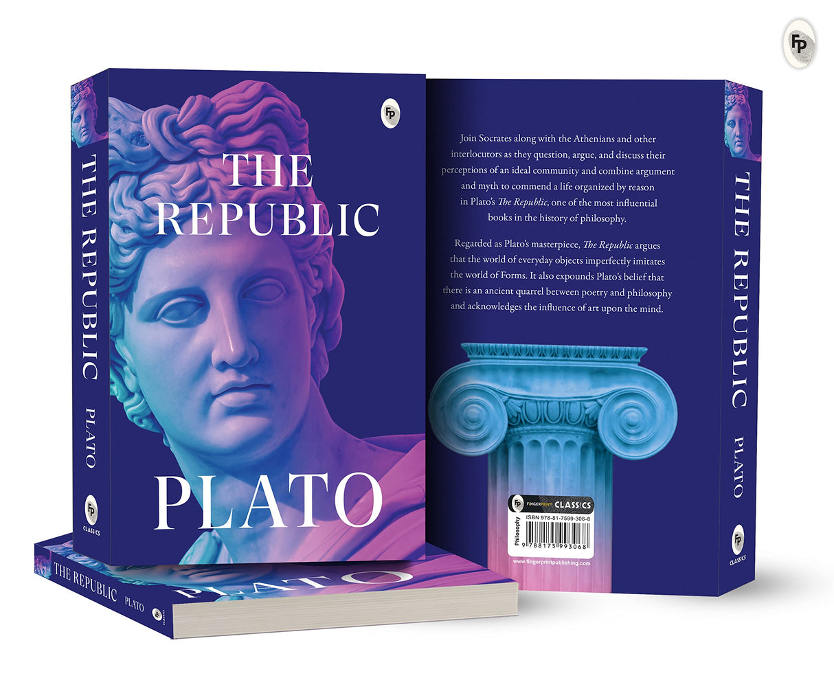 The Republic by Plato: Philosophical Masterpiece | Ancient Greek Philosophy | Ideal State | Political Theory | Socratic Dialogues | Virtue & Justice | Ethical Inquiry | Enlightenment Classic | Timeless Philosophical Work | Essential Reading for Thinkers - Retail Maharaj
