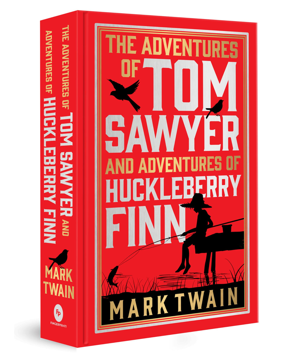 The Adventures of Tom Sawyer & Adventures of Huckleberry Finn (Deluxe Hardbound Edition) (Fingerprint Classics) - Retail Maharaj