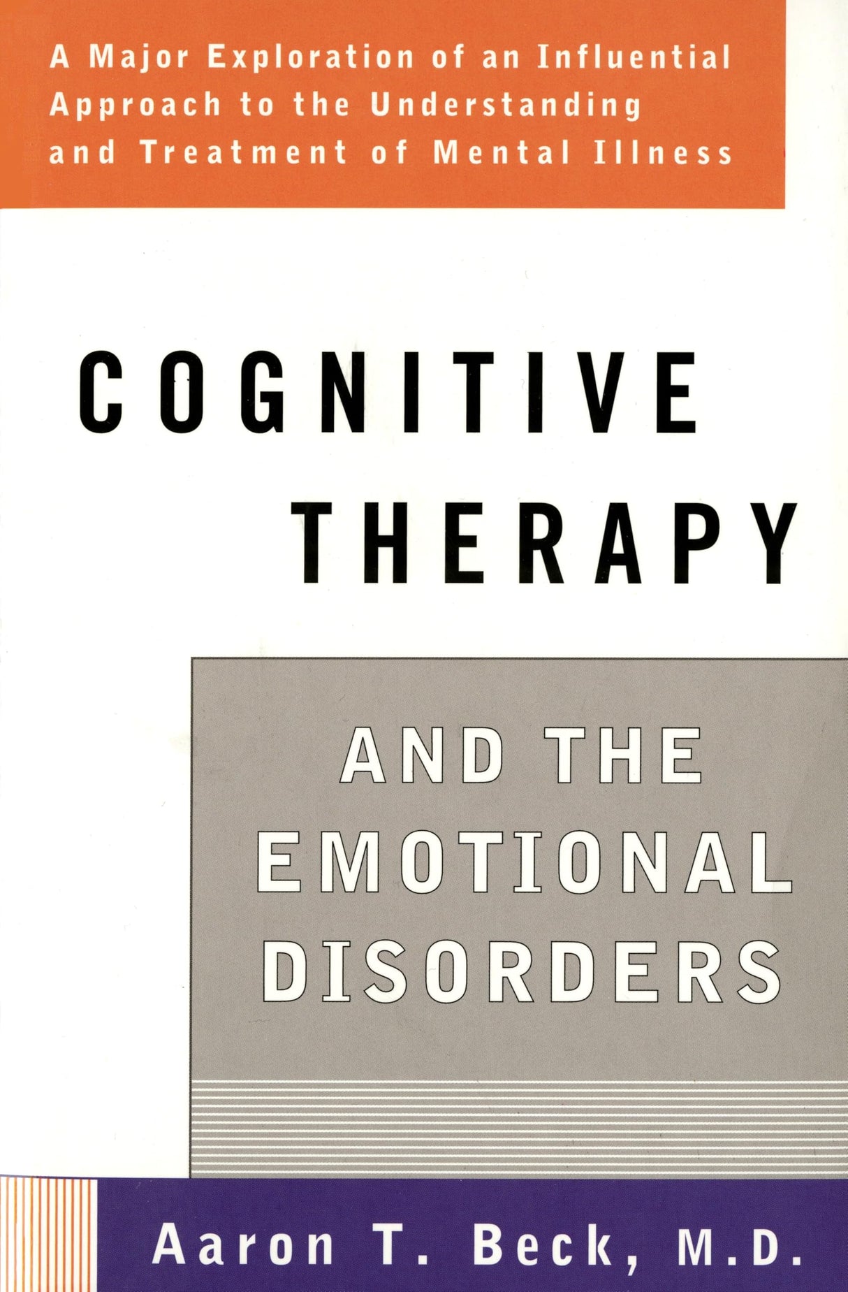 Cognitive Therapy and the Emotional Disorders - Retail Maharaj