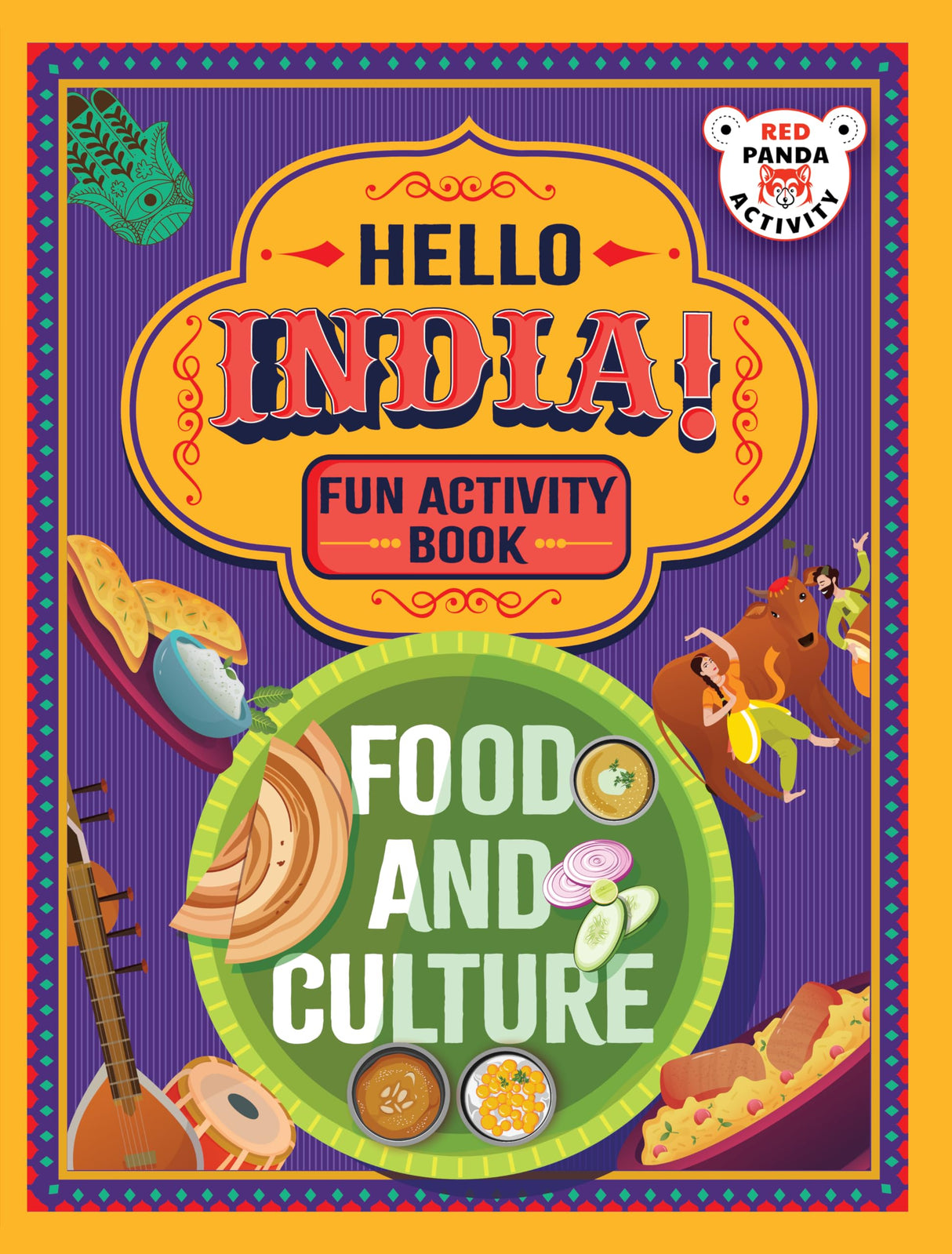 Hello, India! A Fun India Activity Book: Food and Culture - Retail Maharaj