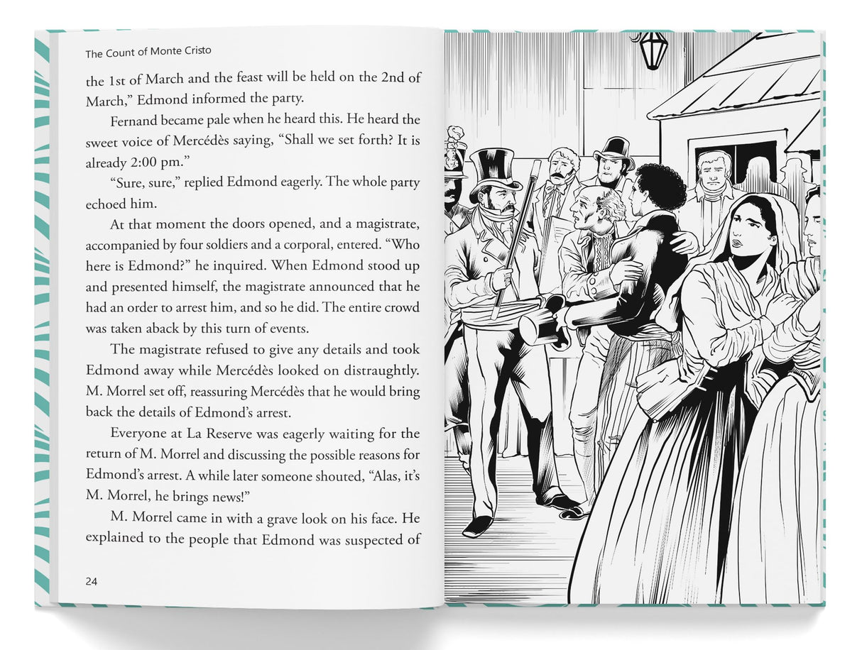The Count of Monte Cristo : Illustrated Abridged Children Classics English Novel with Review Questions - Retail Maharaj