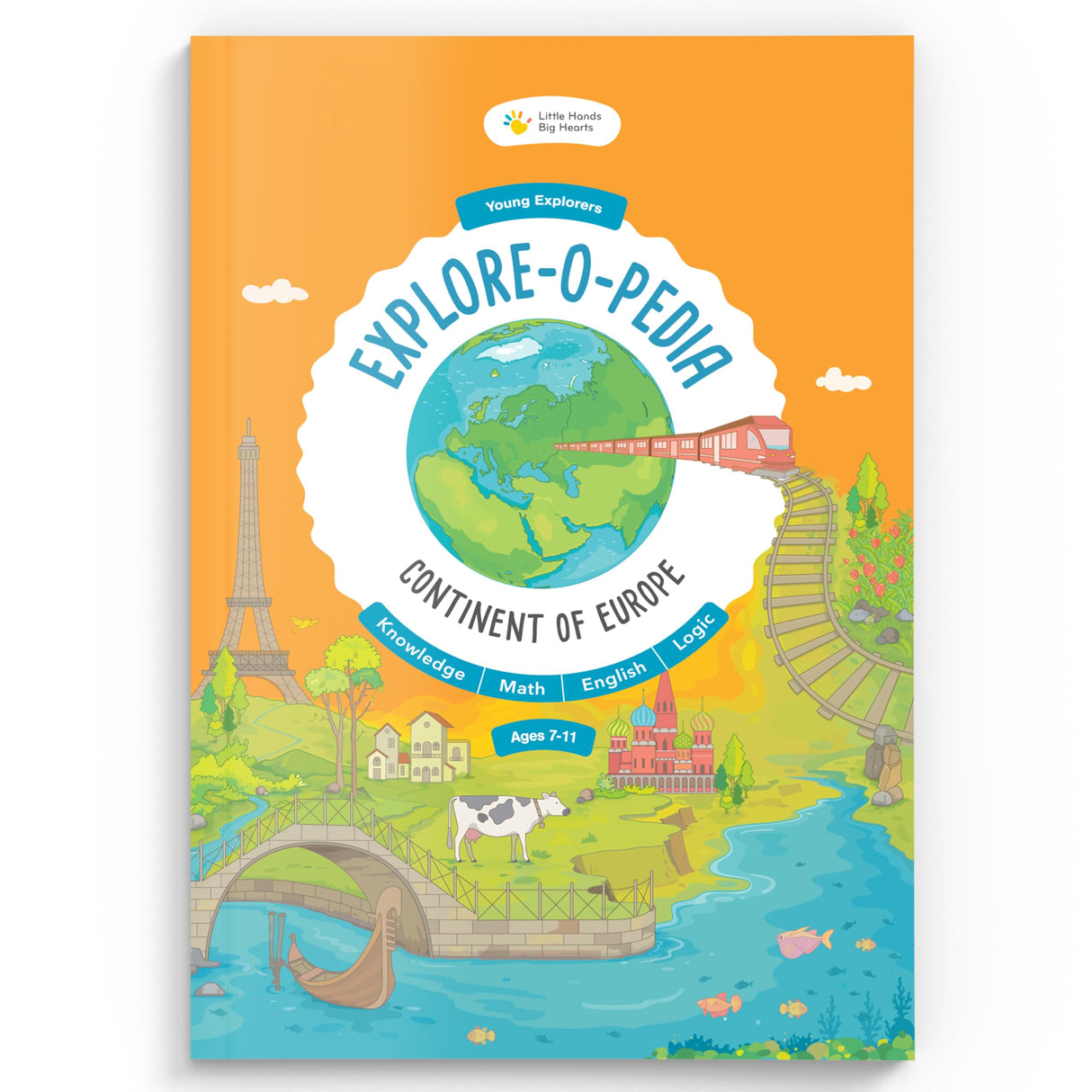 Little Hands Big Hearts Explore-O-Pedia Book 4 | Continent of Europe | Children Encyclopedia | Fun Activity Book | Encyclopedia for Children | Children's Educational Books | Age 7 - 11 Years - Retail Maharaj