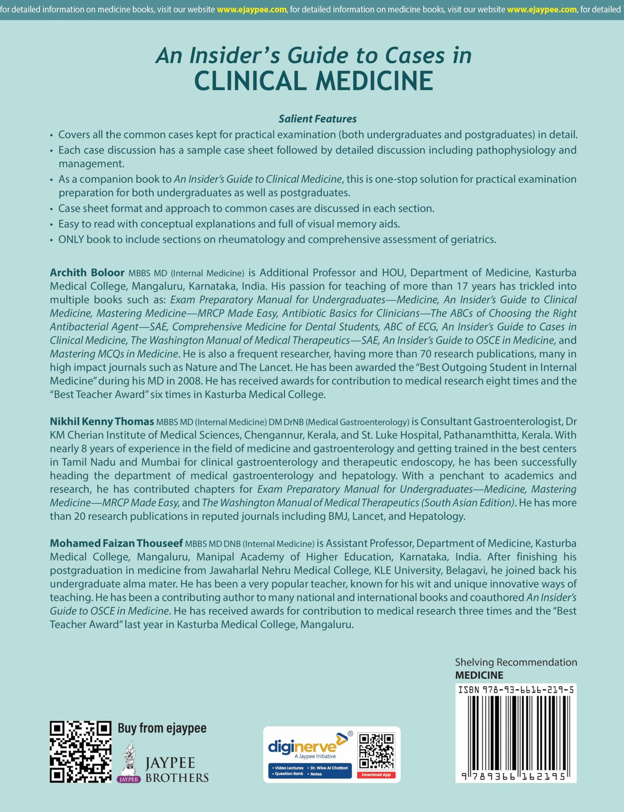 AN INSIDER’S GUIDE TO CASES IN CLINICAL MEDICINE PART-2 - Retail Maharaj