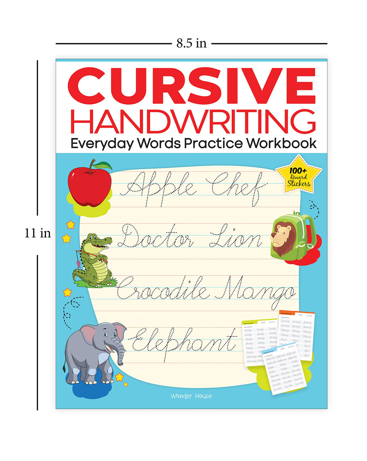 Cursive Handwriting Practice Workbook: Everyday Words | Level 2 | Ages 6–9 | Build Fluency and Confidence with Daily Writing Practice - Retail Maharaj