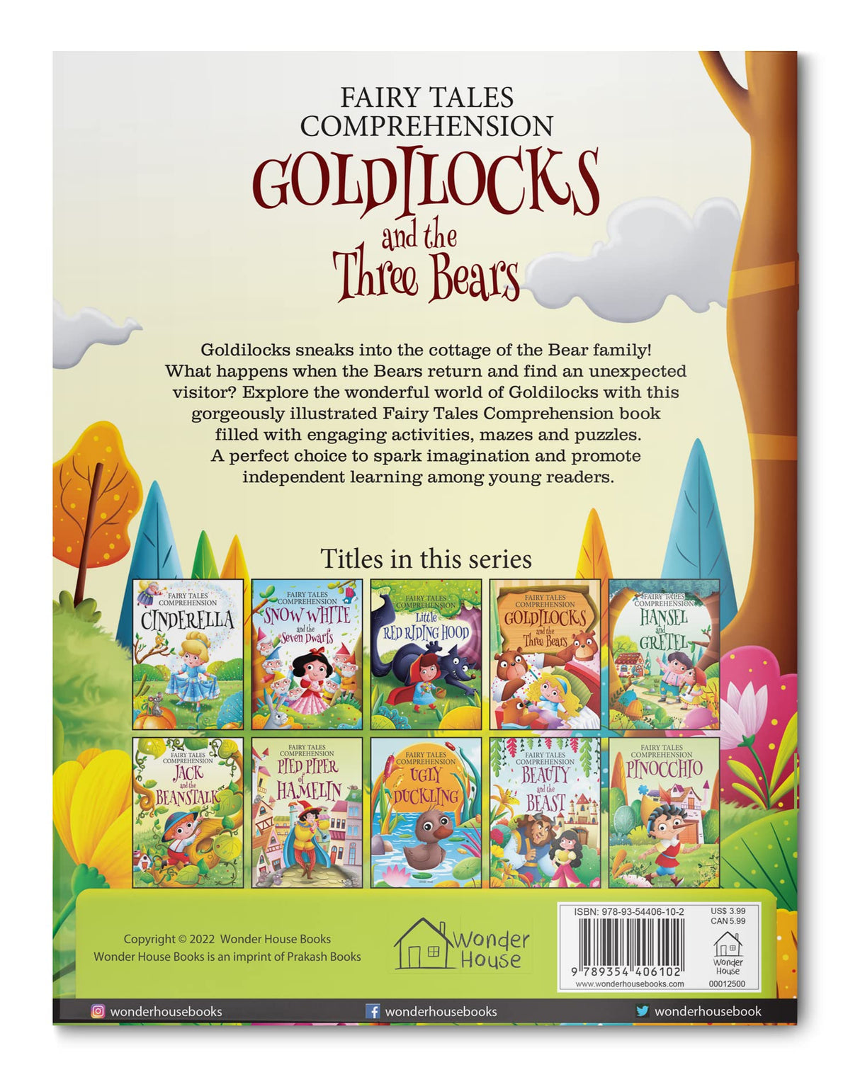 Fairy Tales Comprehension – Goldilocks and the Three Bears Read & Understand Classic Tales | Enhance Reading Comprehension & Vocabulary | Ages 5–8 | 2+ Hours of Learning Fun - Retail Maharaj