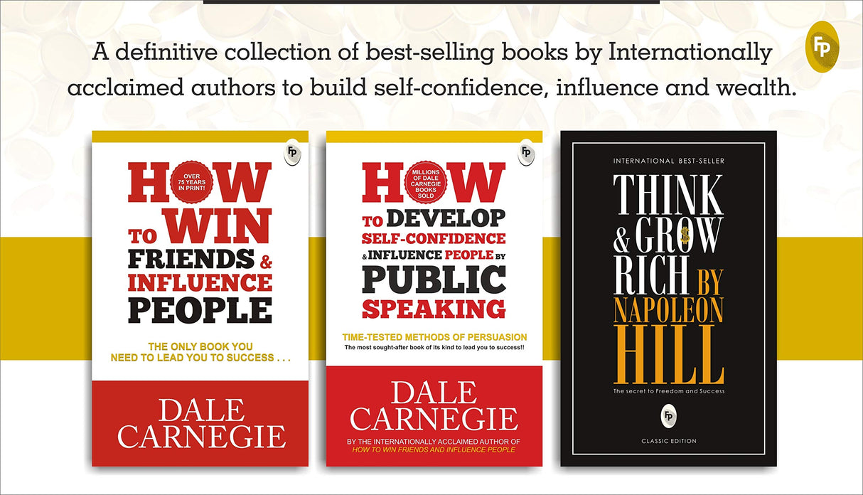 All Time Best Books To Build Self-Confidence, Influence & Wealth (Box Set of 3 Books) - Retail Maharaj