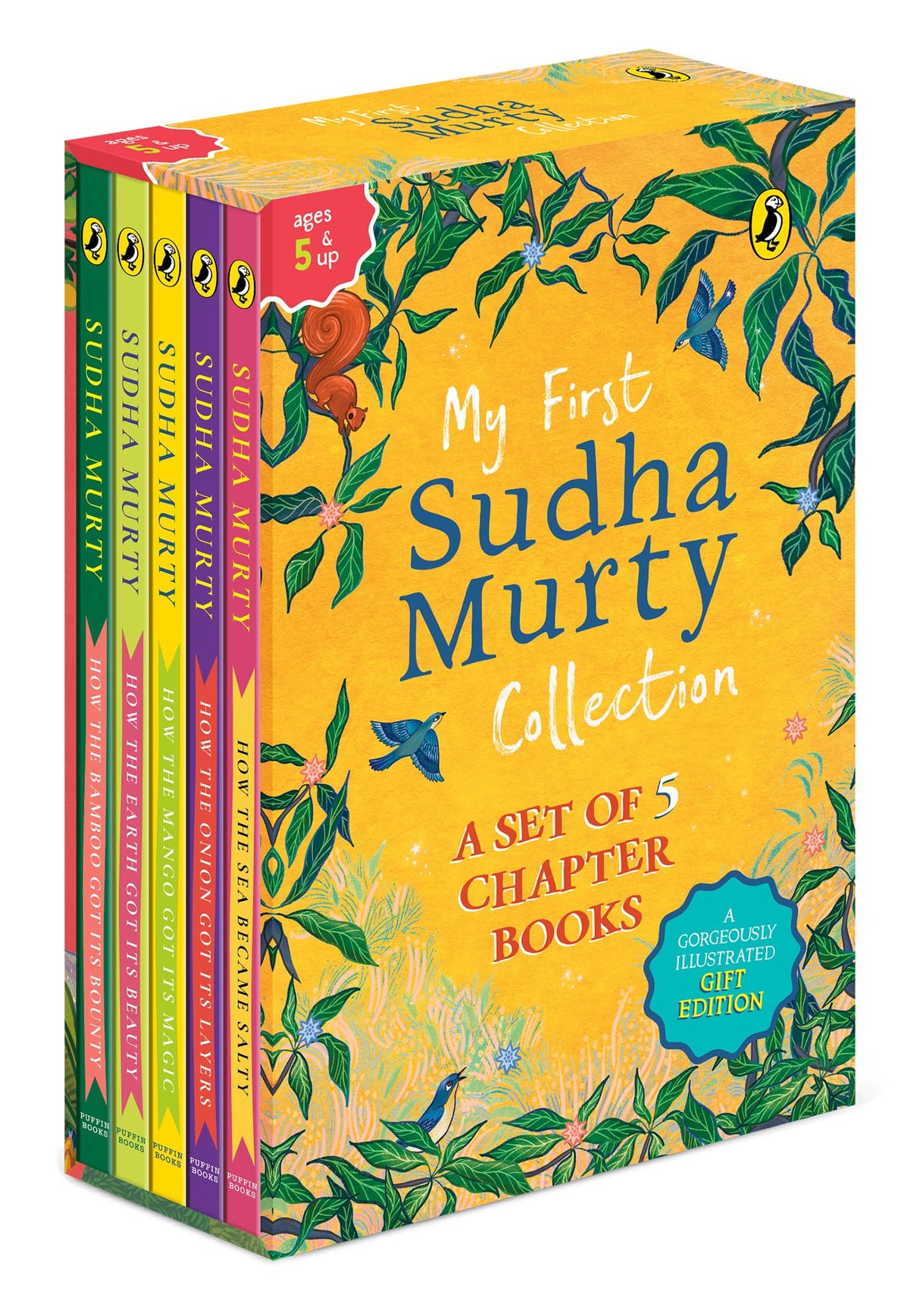 My First Sudha Murty Collection: A Set of 5 Chapter Books | Gift this full colour, illustrated storybooks set to children - Retail Maharaj