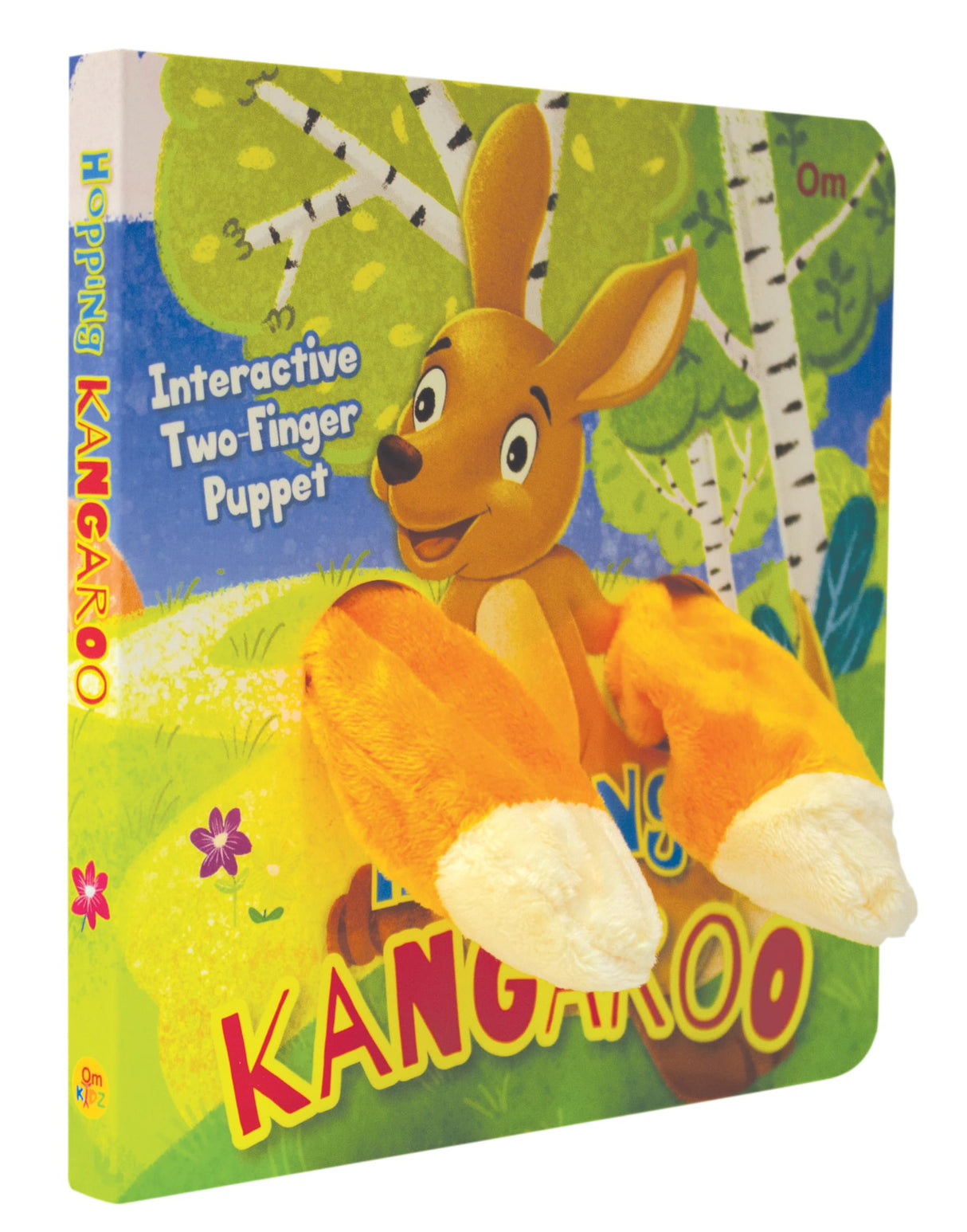 Hopping Kangaroo Finger Puppet Book for Children: Animal Finger Puppet Board Book for Babies | Fun Interactive Kangaroo Toy Book | Touch and Play Story | Animal-Themed Picture Book for Kids - Retail Maharaj