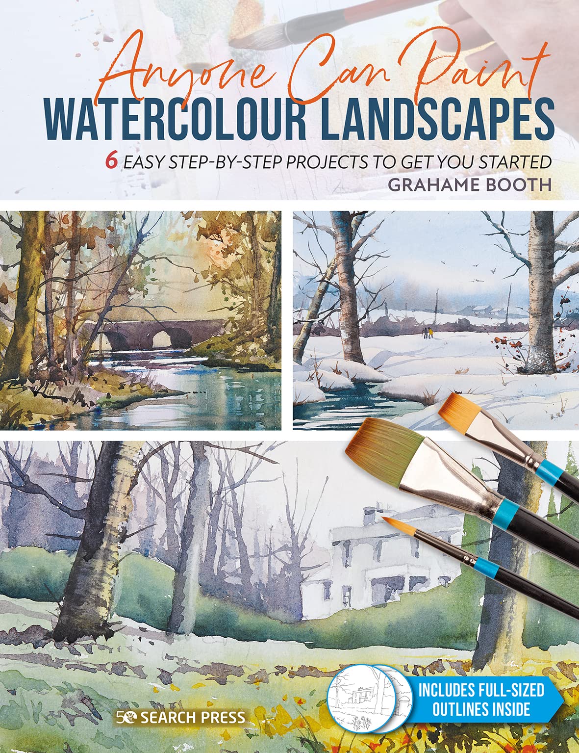 Watercolour Landscapes: 6 Easy Step-By-Step Projects to Get You Started (Anyone Can Paint) - Retail Maharaj