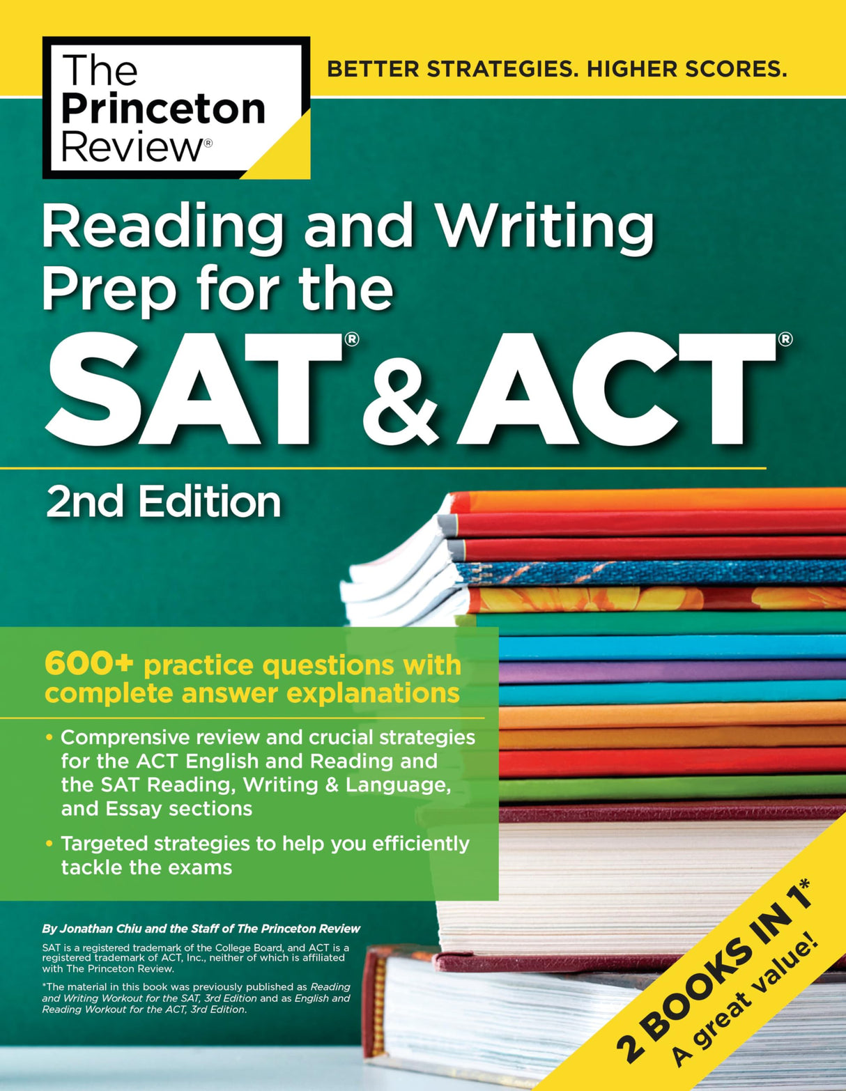 Reading and Writing Prep for the SAT & ACT, 2nd Edition: 600+ Practice Questions with Complete Answer Explanations (College Test Preparation) - Retail Maharaj