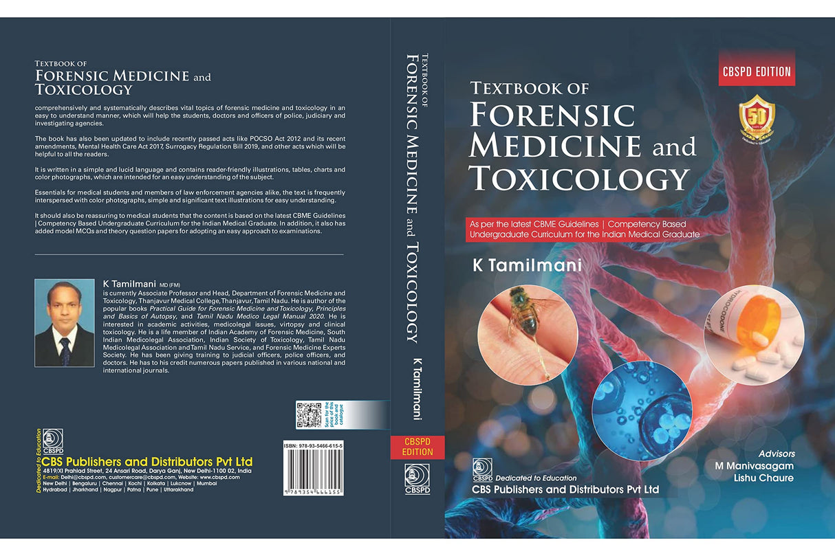 TEXTBOOK OF FORENSIC MEDICINE AND TOXICOLOGY (CBSPD Edition) - Retail Maharaj