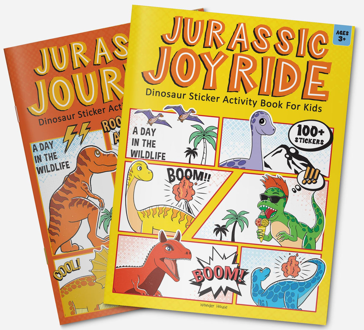 Jurassic Joyride Dinosaur Sticker Activity Book For Kids - Retail Maharaj