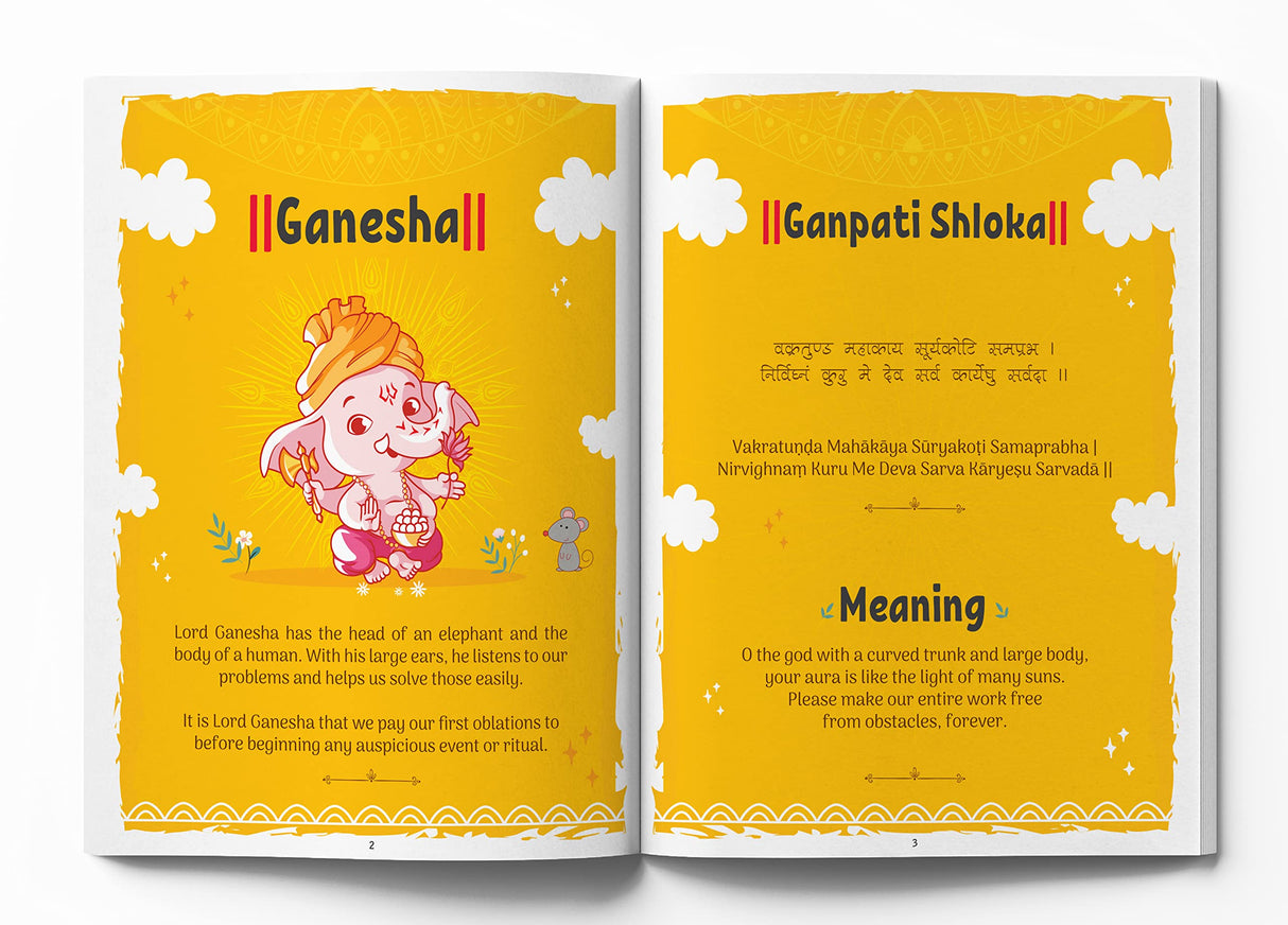 Shlokas and Mantras – Activity Book for Kids Illustrated Book with Engaging Activities, Sticker Sheets & Colourful Pages | Learn Powerful Sanskrit Verses with Meaning | Fun & Spiritual Learning | Ages 4–8 | 3 Hours of Mindful, Screen-Free Fun - Retail Maharaj