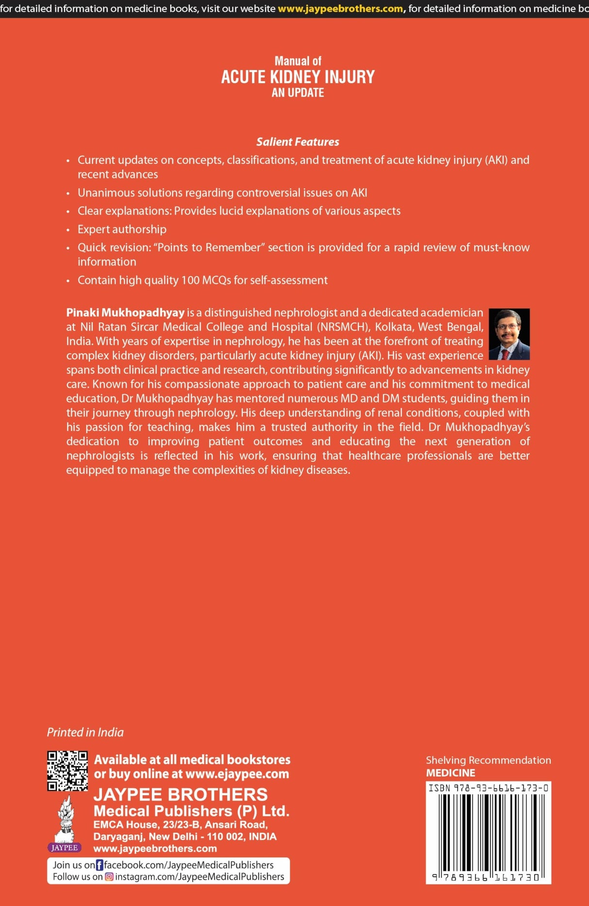 MANUAL OF ACUTE KIDNEY INJURY AN UPDATE - Retail Maharaj