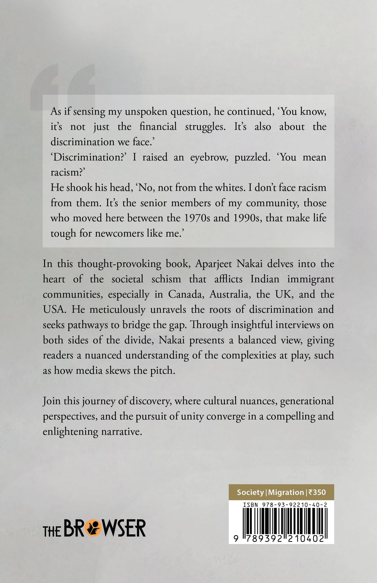 THE BROWN GORAS OF BRAMPTON: STRUGGLES IN A LAND OF PROMISE - Retail Maharaj