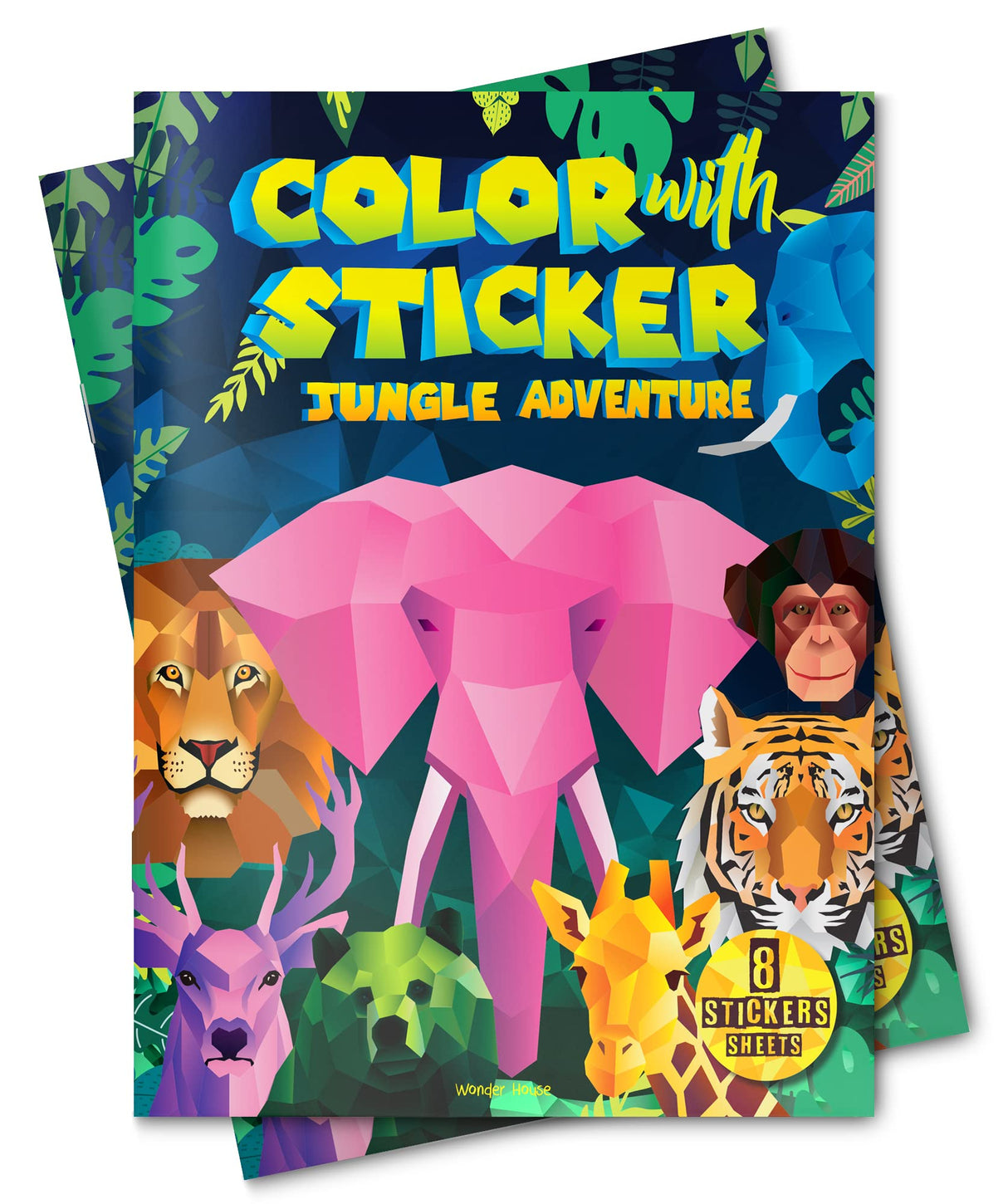 Color with Sticker - Jungle Adventure - Retail Maharaj