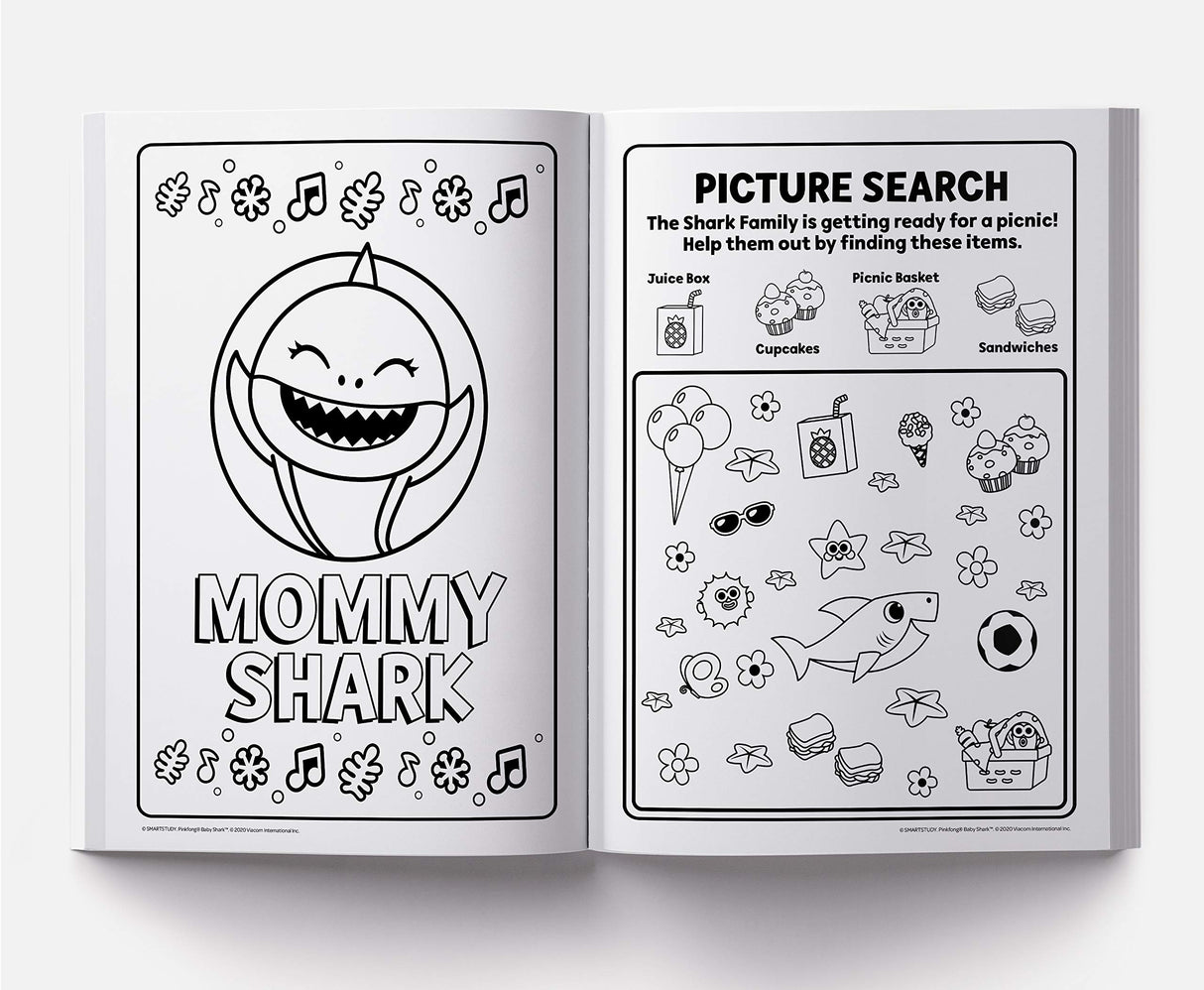 Pinkfong Baby Shark - Ocean Music : Super Coloring and Activity Book - Retail Maharaj
