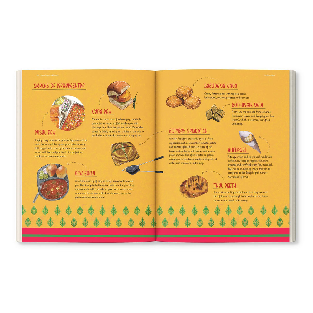 The Great Indian Tiffin Box: Food, Stories and Flavours from Across the Country | A Celebration of India's Regional Recipes from All States & Union Territories - Retail Maharaj