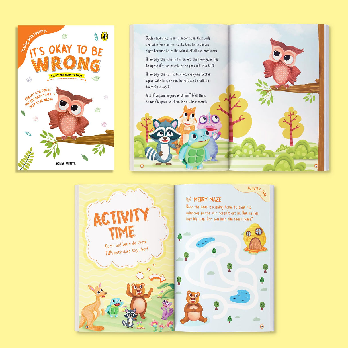 Dealing with Feelings: My Storybook Collection (Box set 3): Set of 6 Exciting Story cum Activity Books | Illustrated Storybooks on Emotions and Mental Health | Ages 5 + | Sonia Mehta - Retail Maharaj