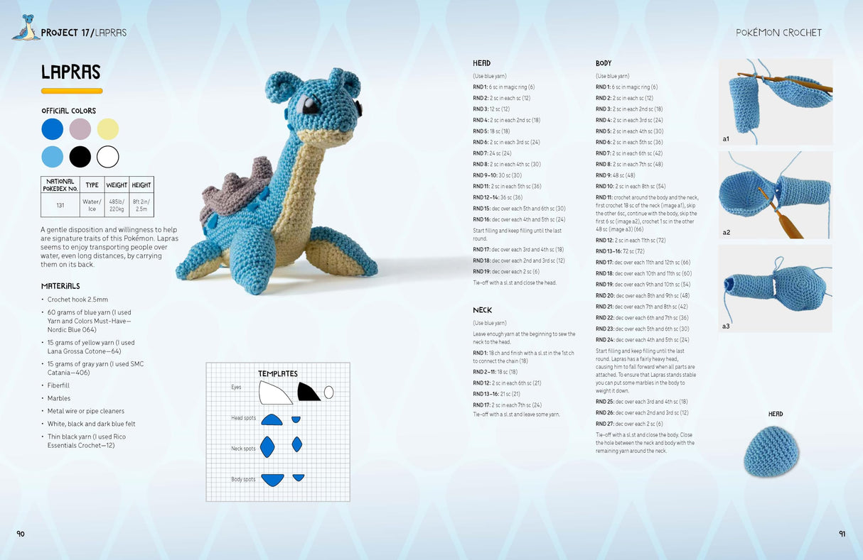 Pokemon Crochet: Bring your favorite Pokemon to life with 20 cute crochet patterns - Retail Maharaj