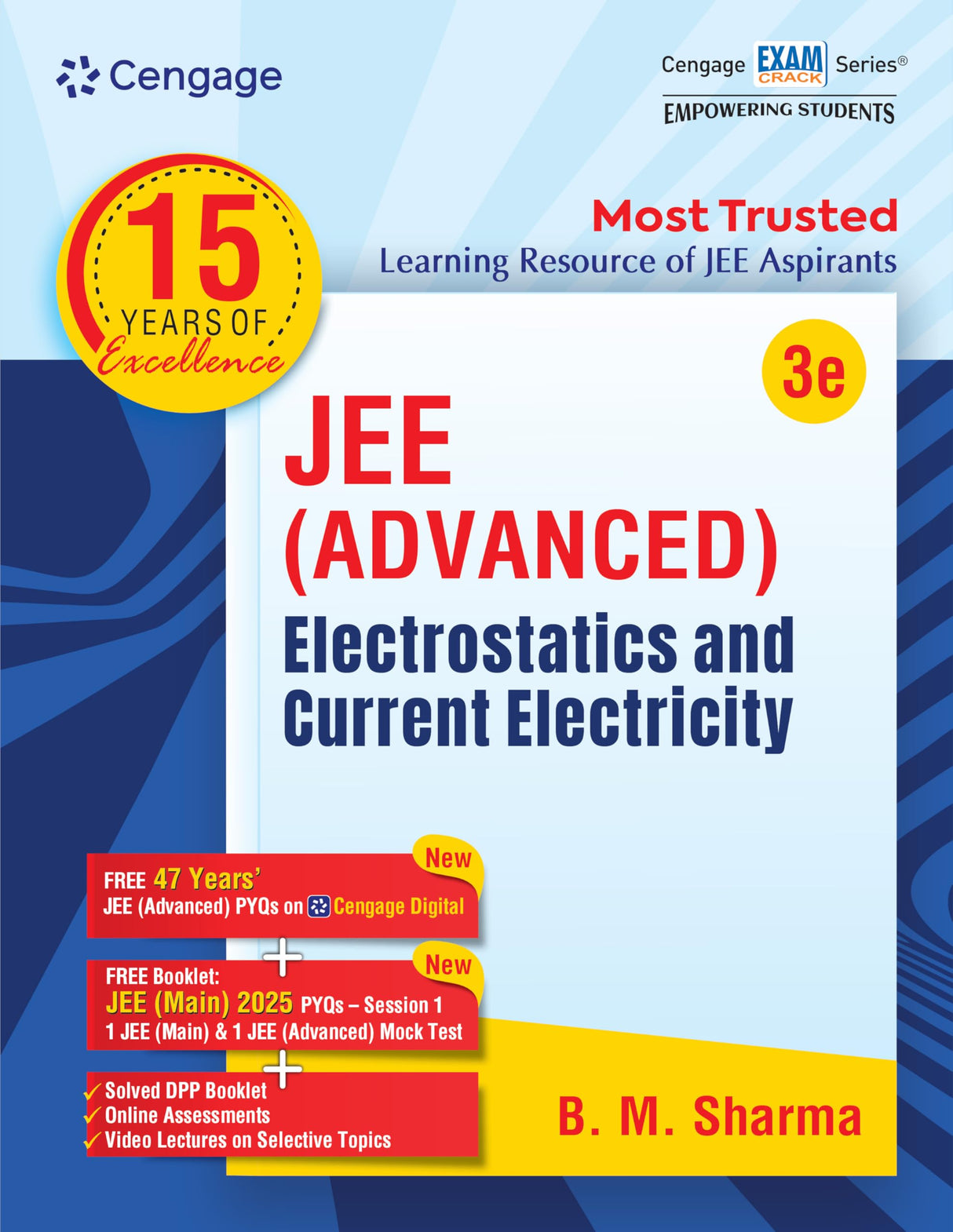 Cengage JEE Advanced Electrostatics and Current Electricity with Free Online Assessments & Digital Content - Retail Maharaj