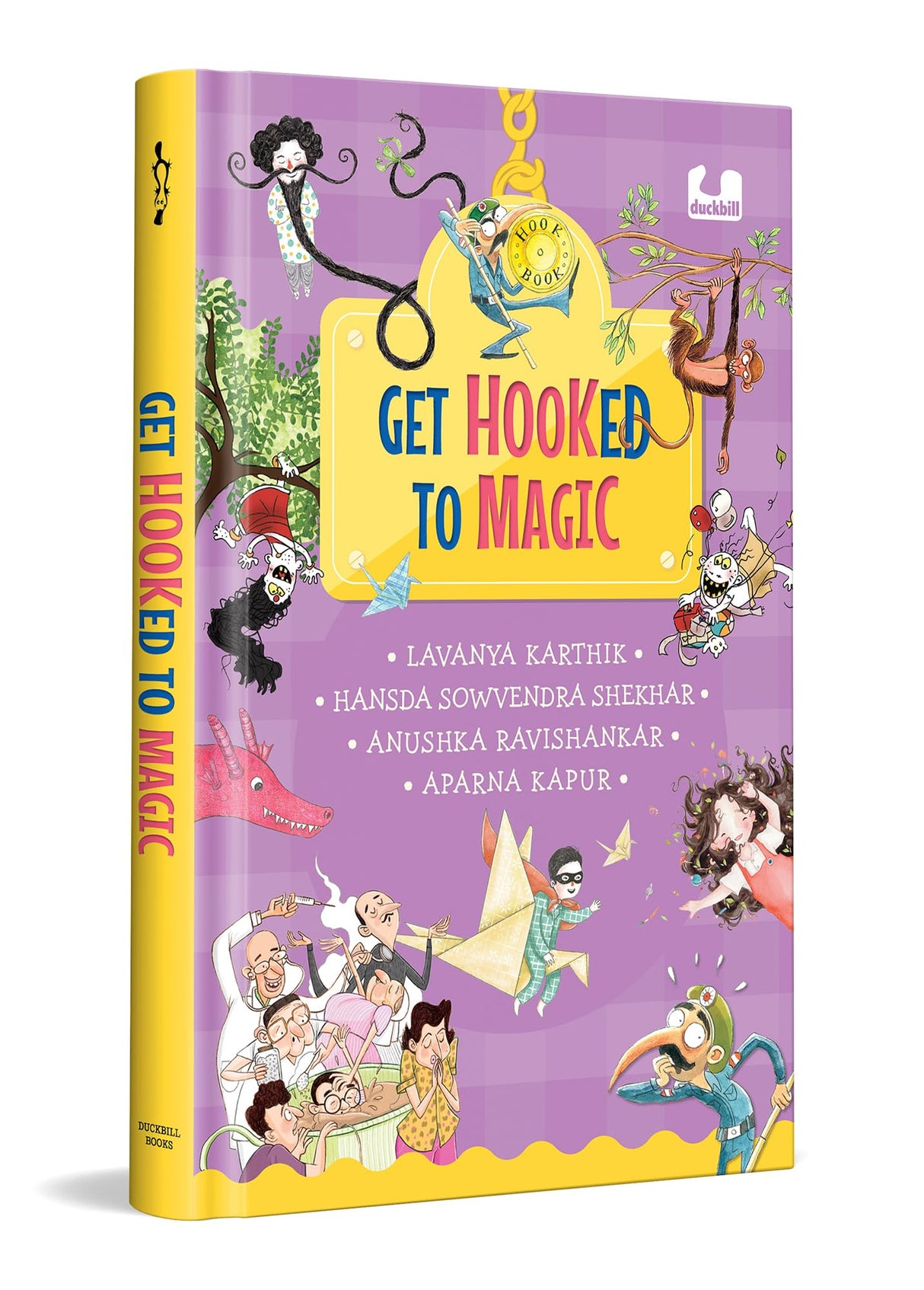 Get Hooked to Magic: A 4 in 1 Gorgeously Illustrated Book | Giftable Hardback Edition | Ages 5+ - Retail Maharaj