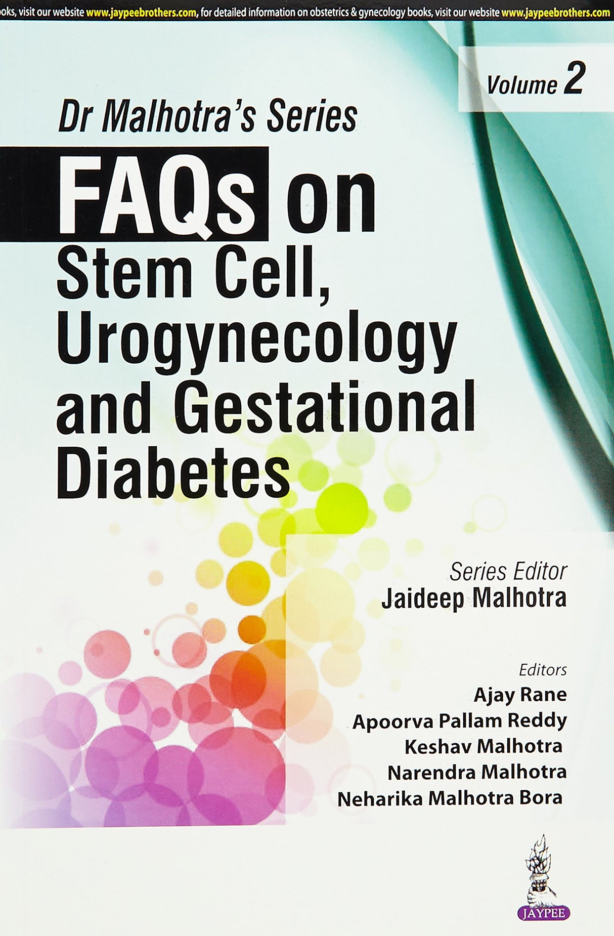 DR MALHOTRA'S SERIES FAQS ON STEM CELL, UROGYNECOLOGY AND GESTATIONAL DIABETES VOL.2 - Retail Maharaj
