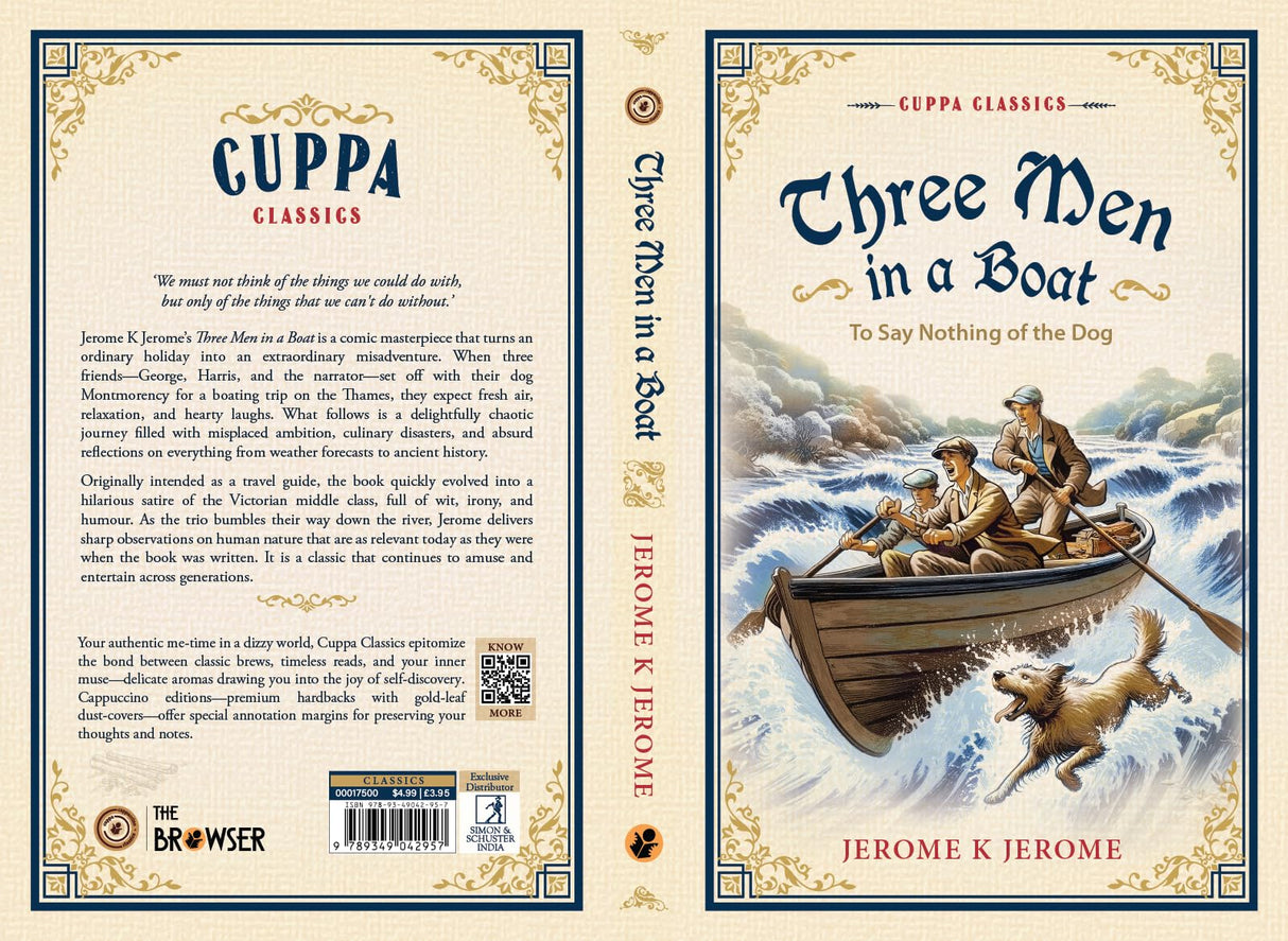 Three Men in a Boat (To Say Nothing of the Dog) (Cuppa Classics) - Retail Maharaj