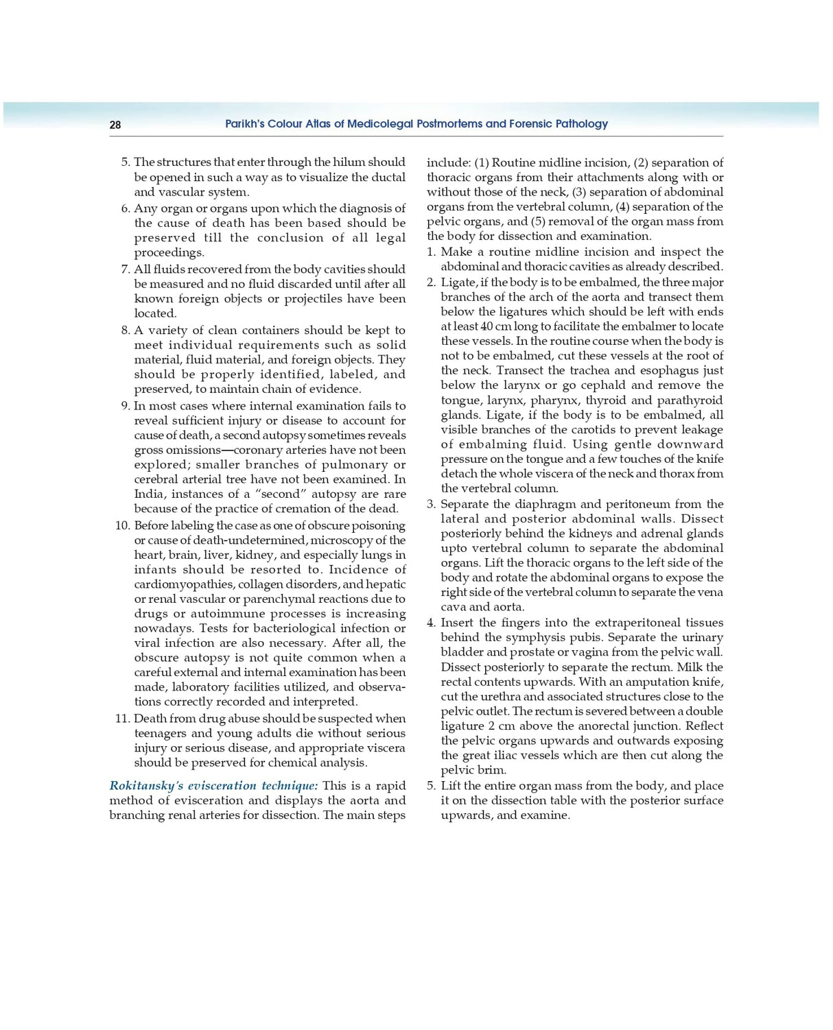 Parikh’s Colour Atlas of Medicolegal Postmortems and Forensic Pathology, 4/e Guidelines for Crime Investigation (HB 2025 ) - Retail Maharaj