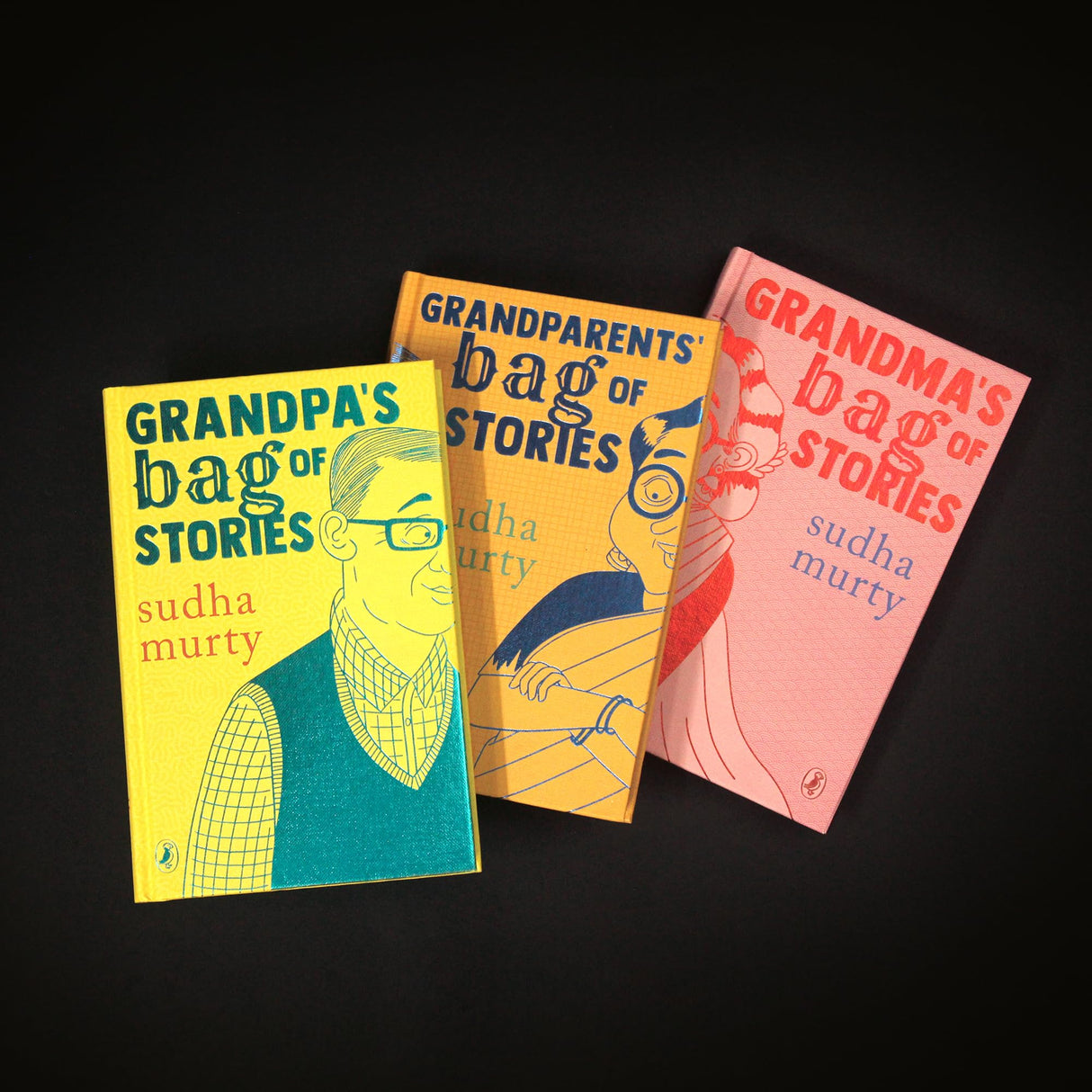 A Bagful of Stories: A Gift Edition Boxset of Grandma’s, Grandpa’s and Grandparents’ Bag of Stories by Sudha Murty - Retail Maharaj