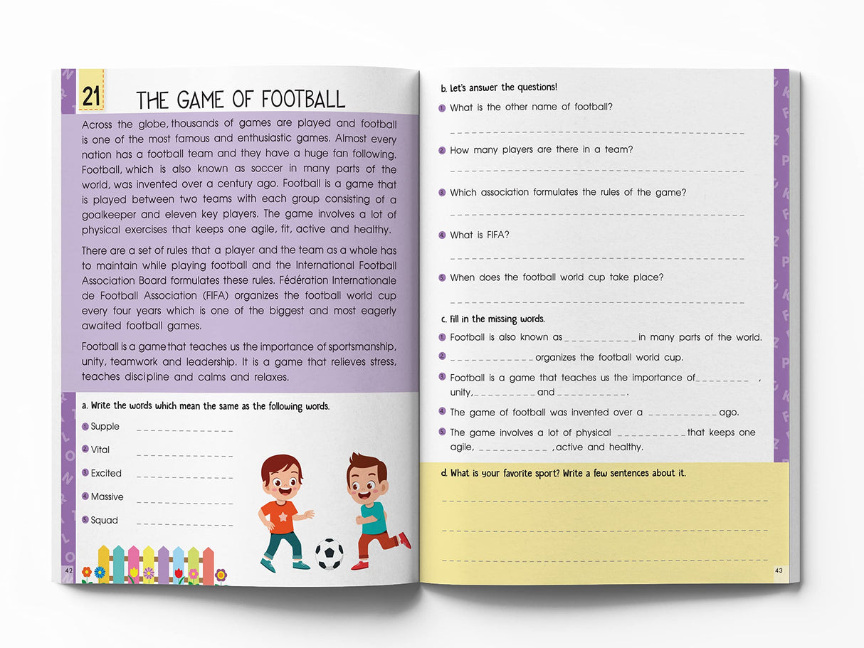 Fun Time Reading Comprehension Workbook: Level 1 | Activity Book for Kids | Ages 6–8 | Build Reading Skills with Engaging Exercises - Retail Maharaj