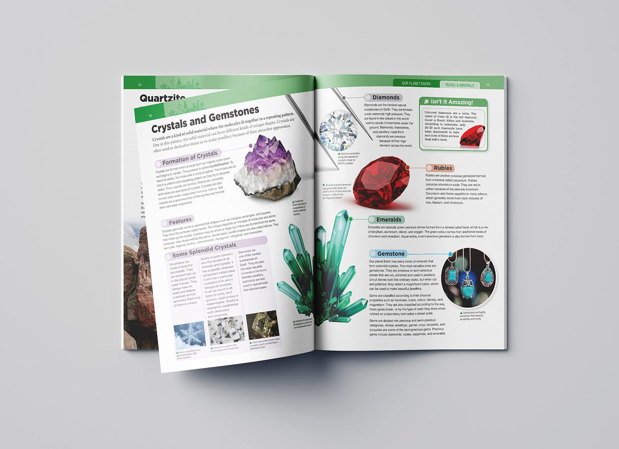 Knowledge Encyclopedia For Children - Our Planet Earth: Rock & Minerals - Retail Maharaj