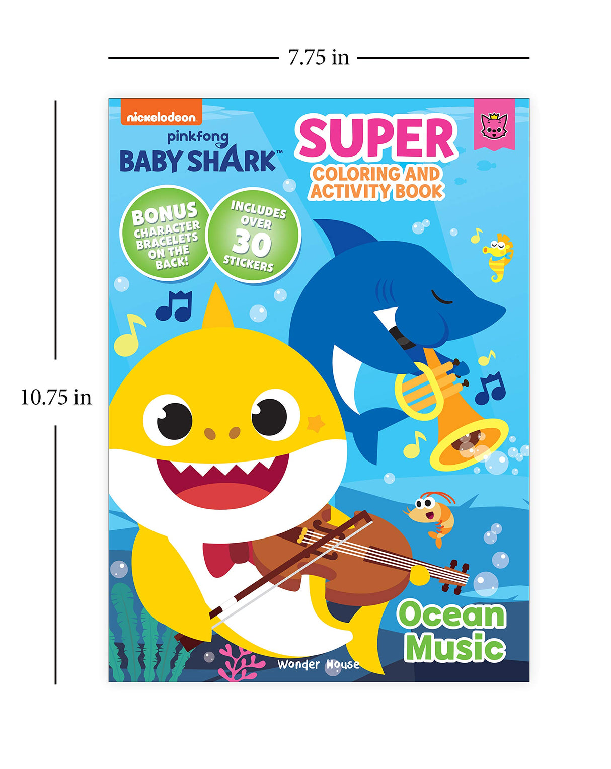 Pinkfong Baby Shark - Ocean Music : Super Coloring and Activity Book - Retail Maharaj