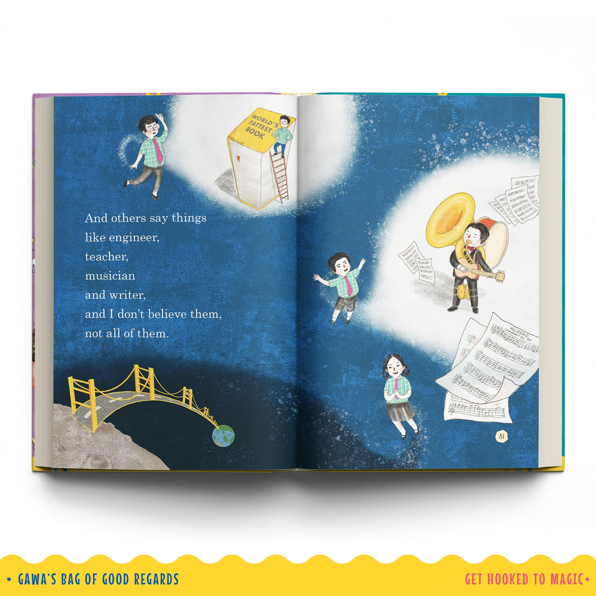 Get Hooked to Magic: A 4 in 1 Gorgeously Illustrated Book | Giftable Hardback Edition | Ages 5+ - Retail Maharaj