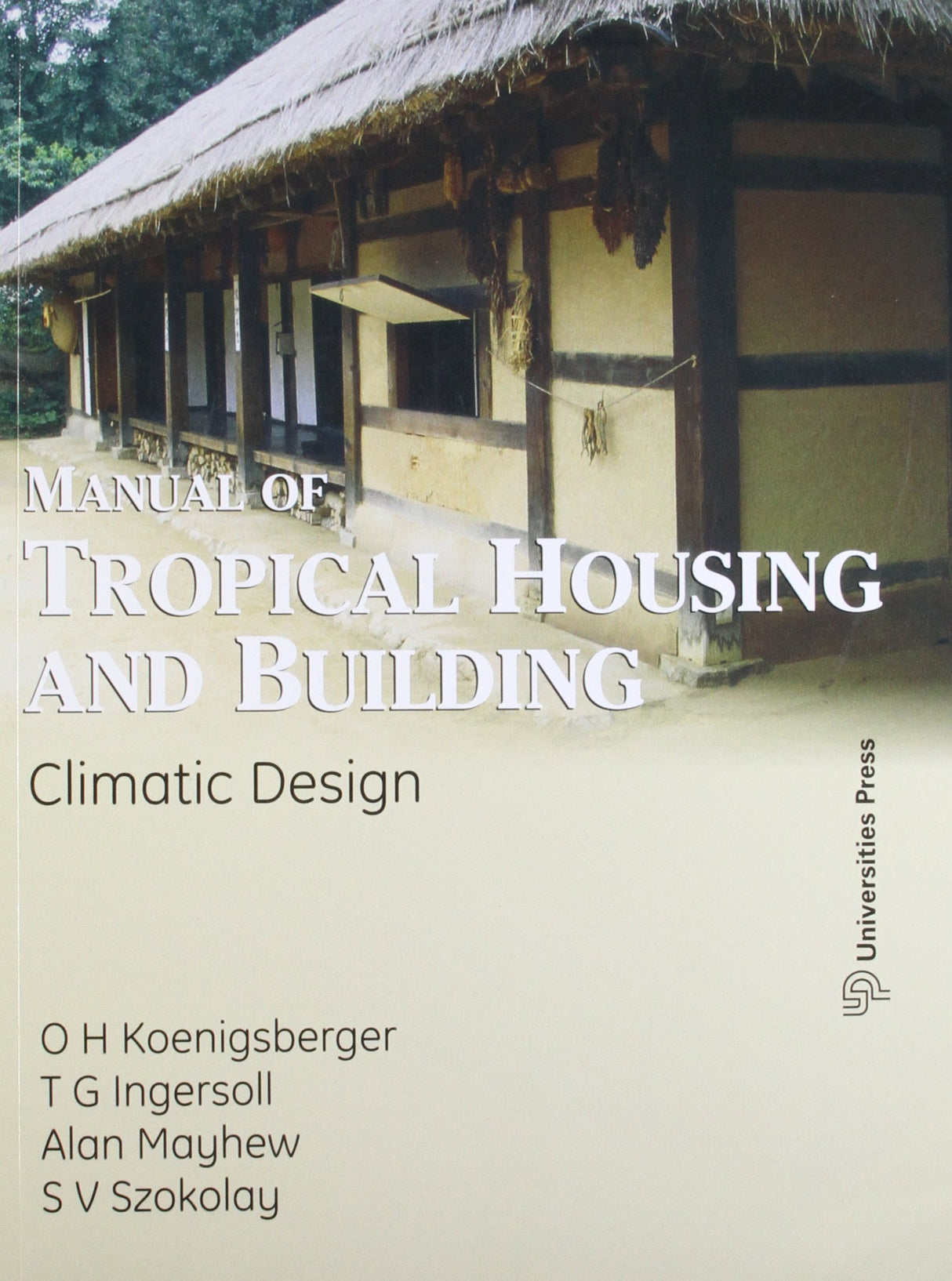 MANUAL OF TROPICAL HOUSING AND BUILDING - Retail Maharaj