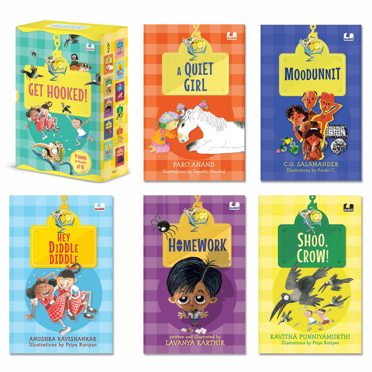 Get Hooked: The Hook Books Box Set: Funny, Illustrated Books Set in Different Parts of India | Ages 5+ - Retail Maharaj
