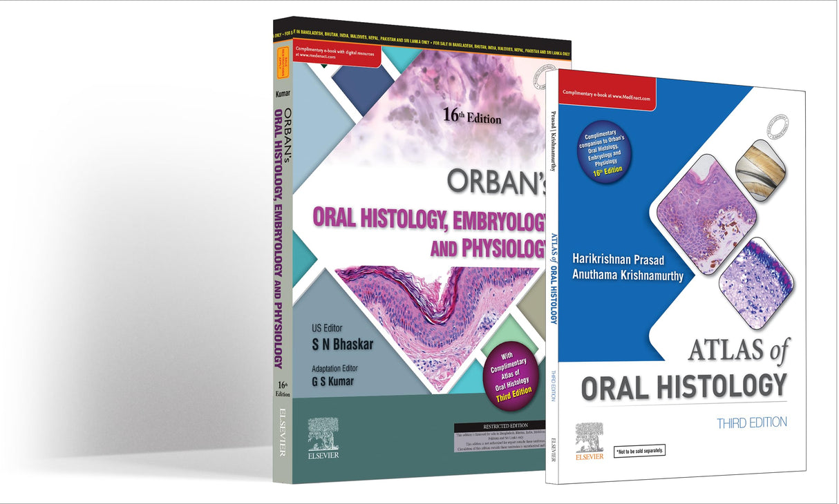 Orban's Oral Histology, Embrology & Physiology, 16e and Atlas of Oral Histology, 3e - Retail Maharaj
