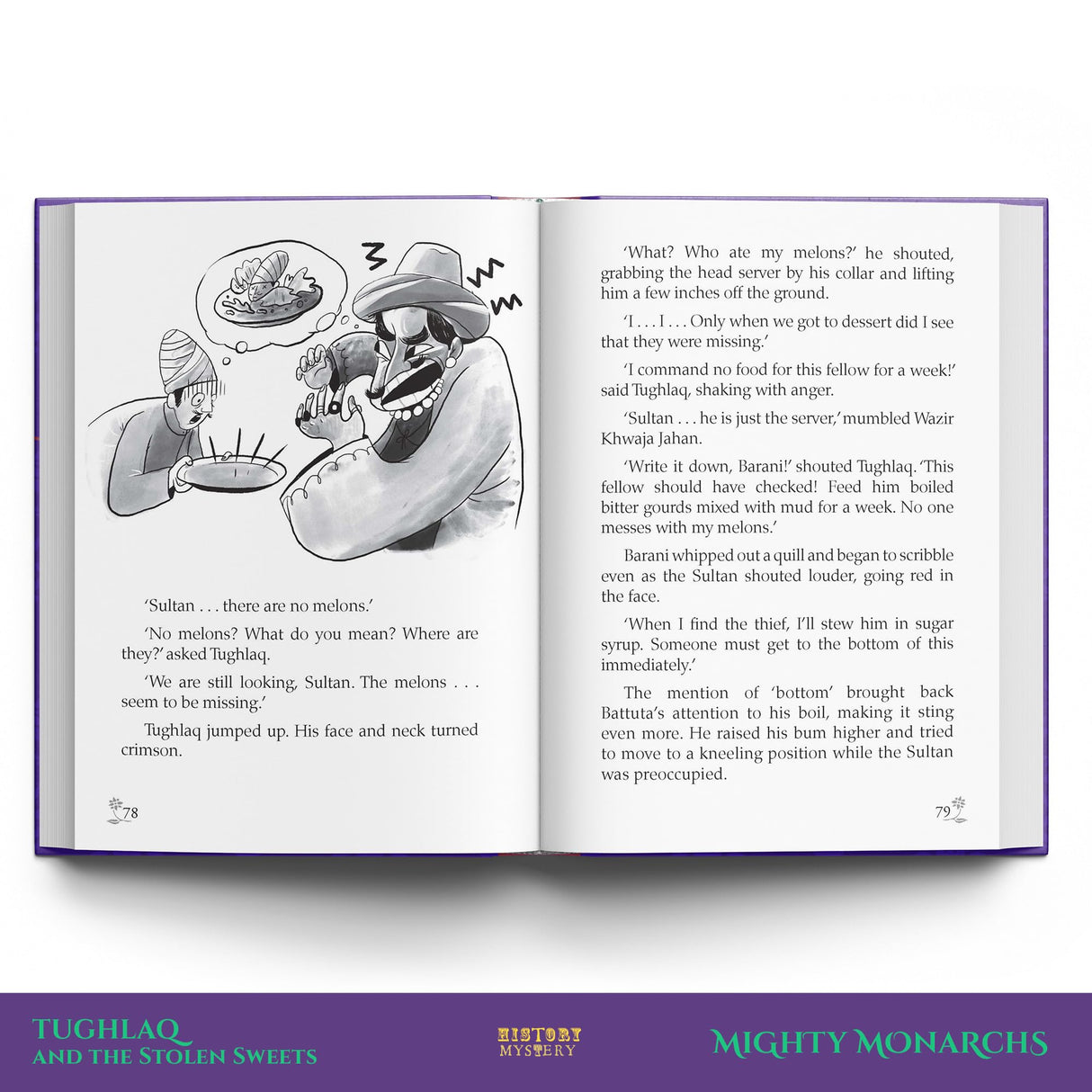 Mighty Monarchs (HistoryMystery Series): A Hilarious Fusion of History and Mystery Featuring Three Indian Kings | Special Hardback Edition | Ages 8+ - Retail Maharaj
