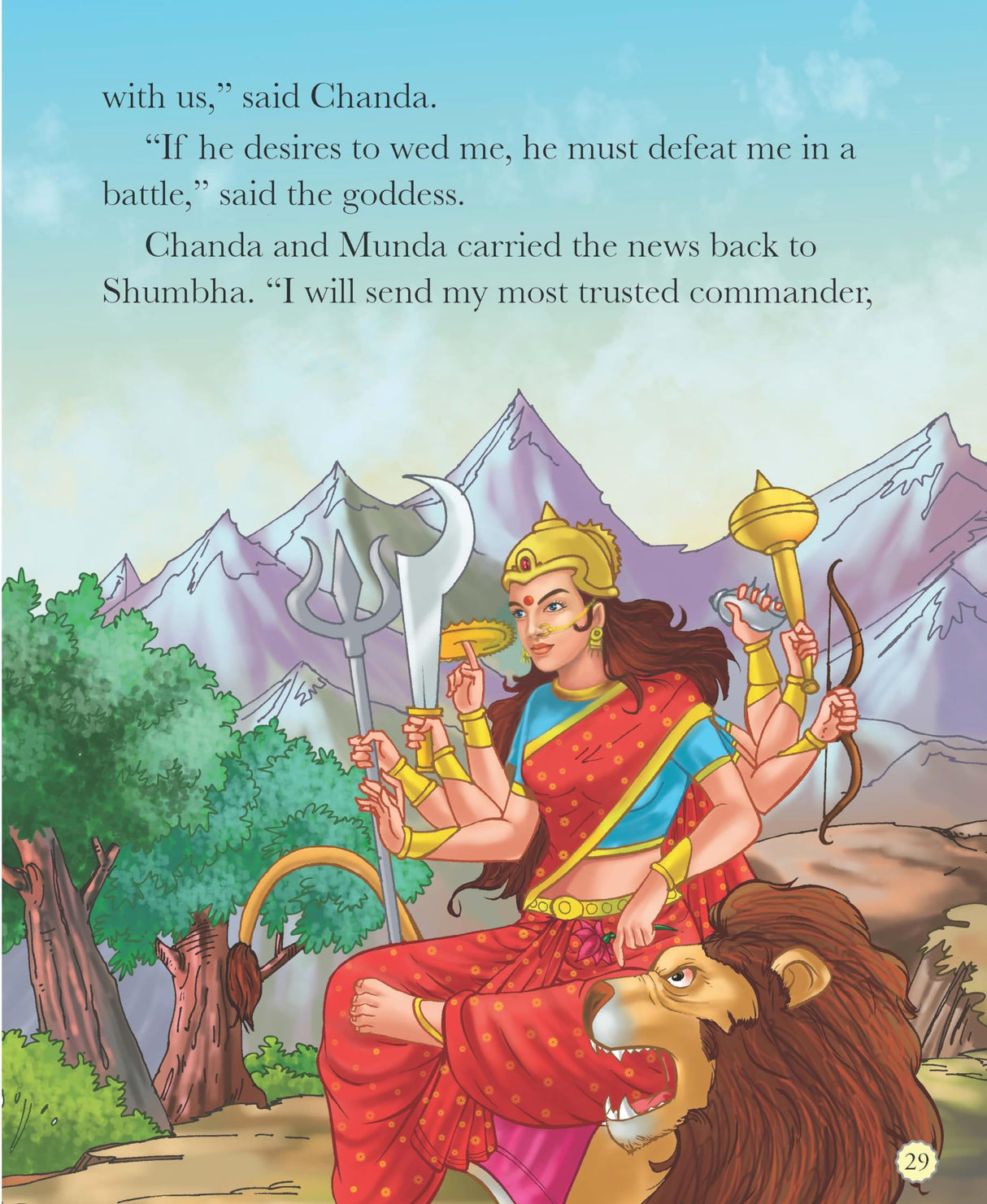 Devis: The Mother Goddesses - Indian Mythology Illustrated Storybook for Children | Stories of Durga, Lakshmi, Saraswati and More | Tales of Hindu ... Stories for Kids (Large print Story book) - Retail Maharaj