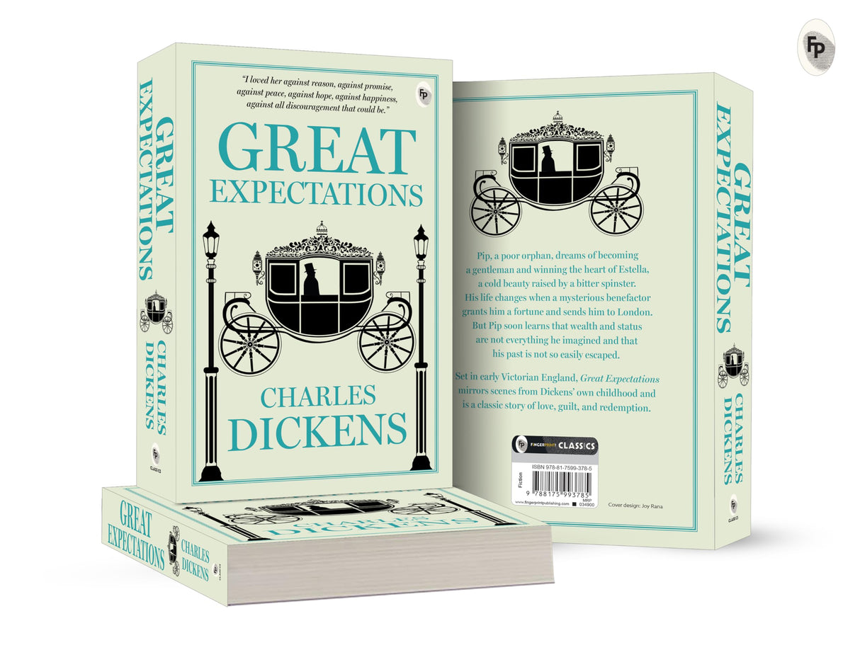 Great Expectations by Charles Dickens - A Timeless Tale of Unrequited Love | Coming of Age | Victorian England | Themes of Social Class, Redemption, Love and Loss | A Masterpiece of English Literature | Classic Novel - Retail Maharaj