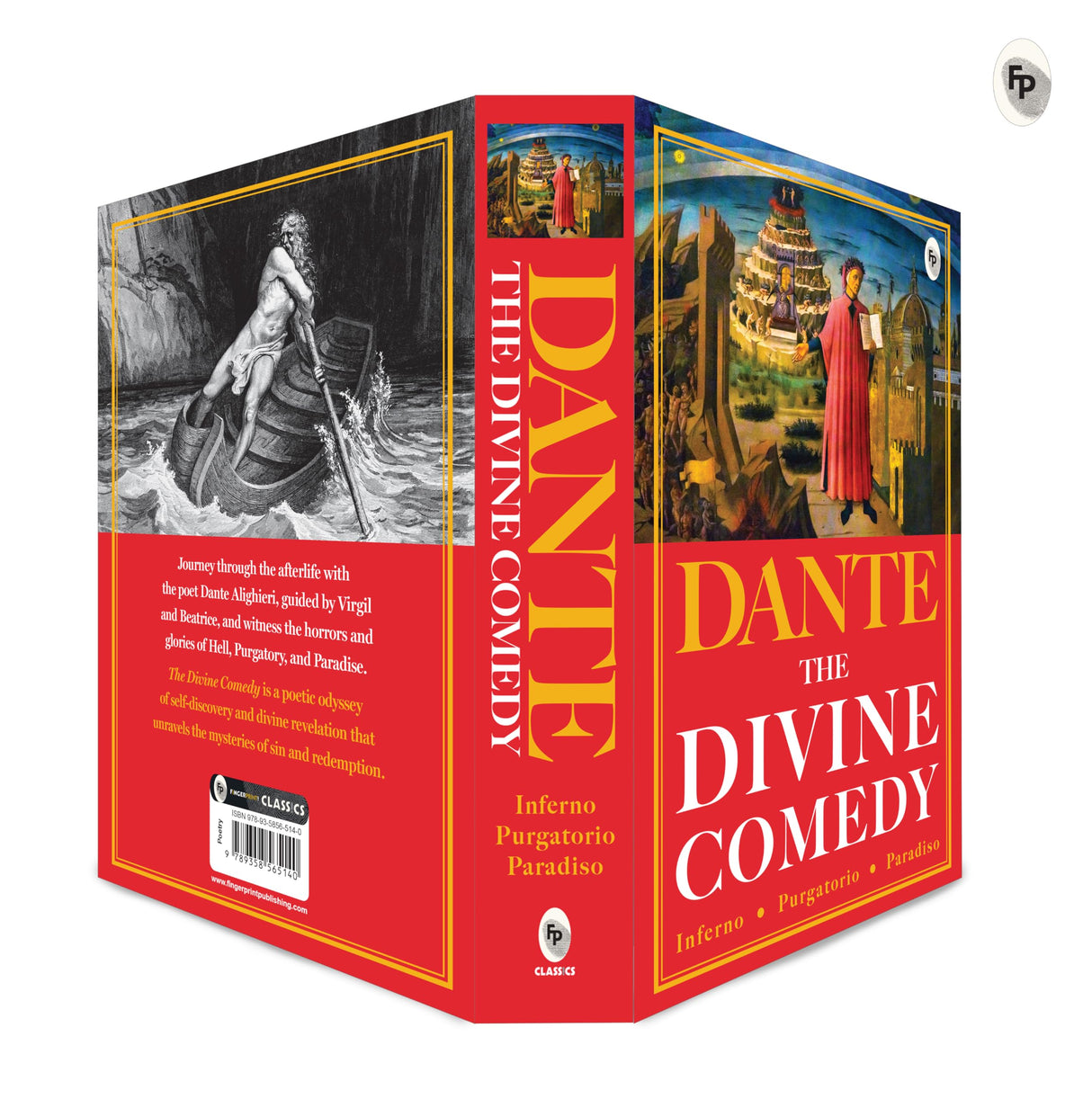 The Divine Comedy: Inferno, Purgatorio, Paradiso (Fingerprint! Classics) - Retail Maharaj