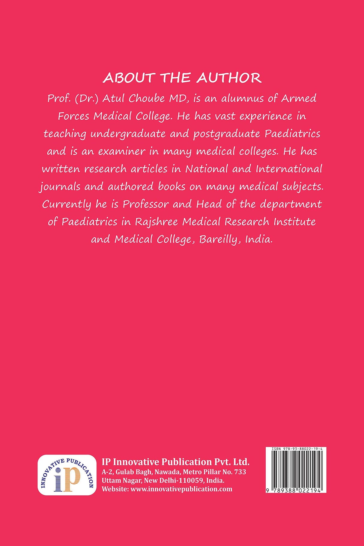 CONCEPTS IN PAEDIATRICS : HAEMATOLOGY (First Edition, 2019) - Retail Maharaj