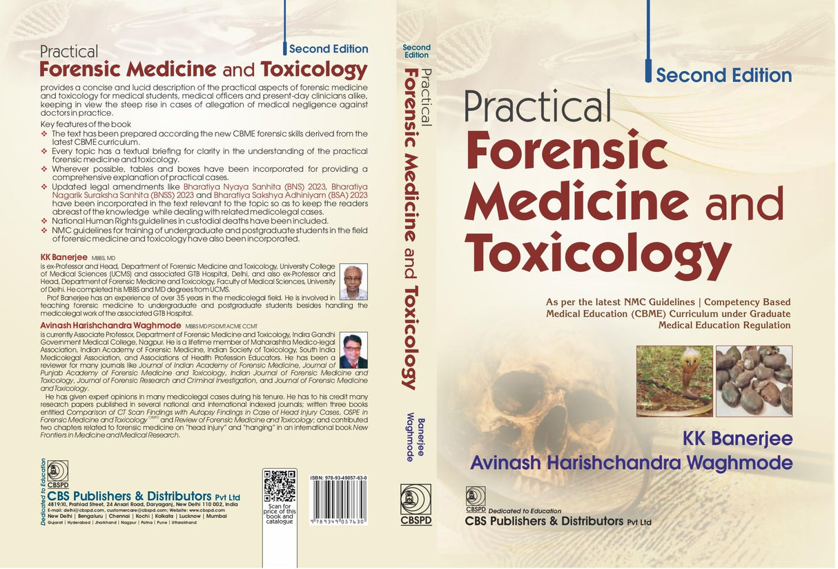 Practical Forensic Medicine and Toxicology, 2/e | As per the latest NMC Guidelines (PB 2026) - Retail Maharaj