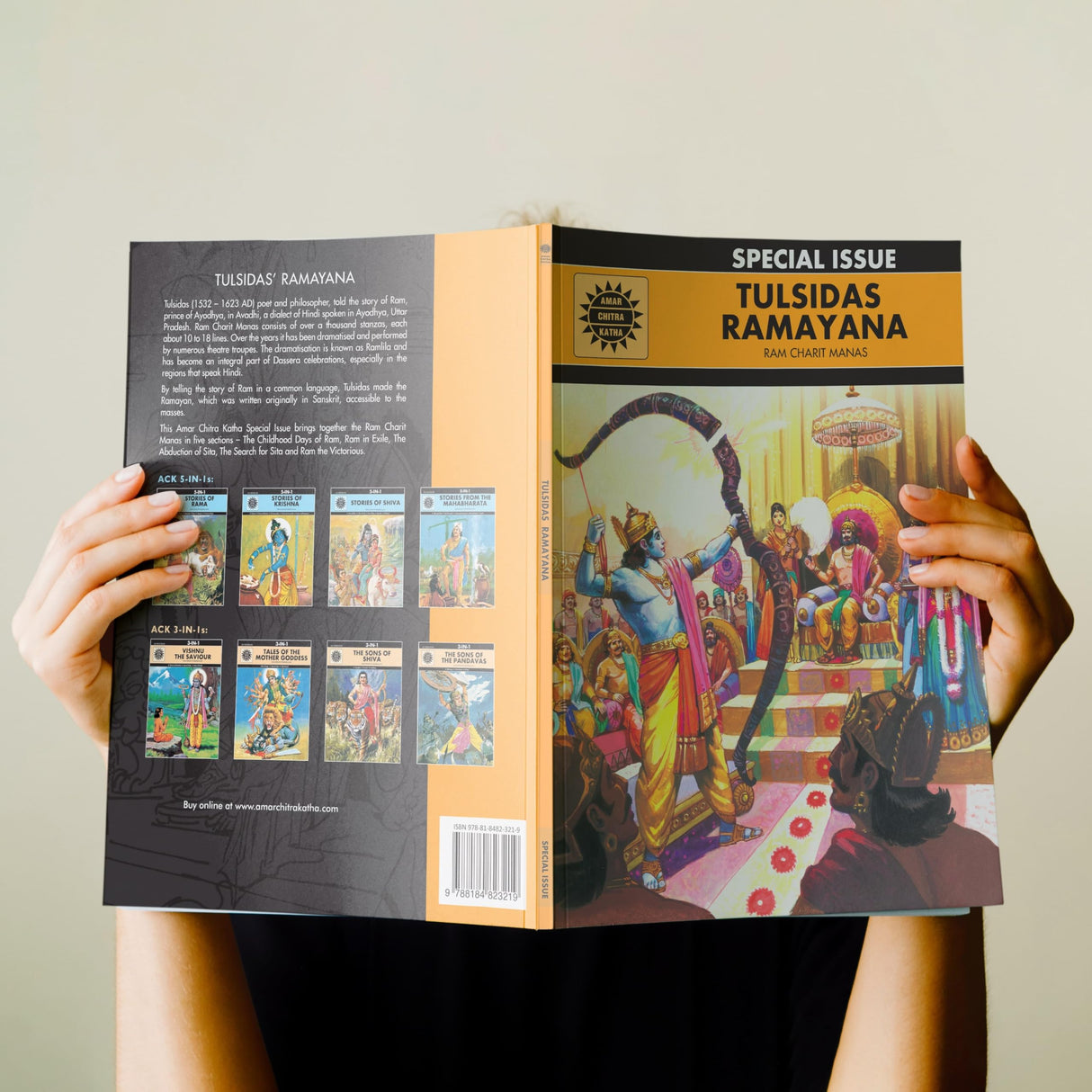 Tulsidas Ramayana | Story of Lord Rama’s Adventures | Indian Mythology in Illustrated Comic Form | Classic Epic for All Ages | Amar Chitra Katha - Retail Maharaj