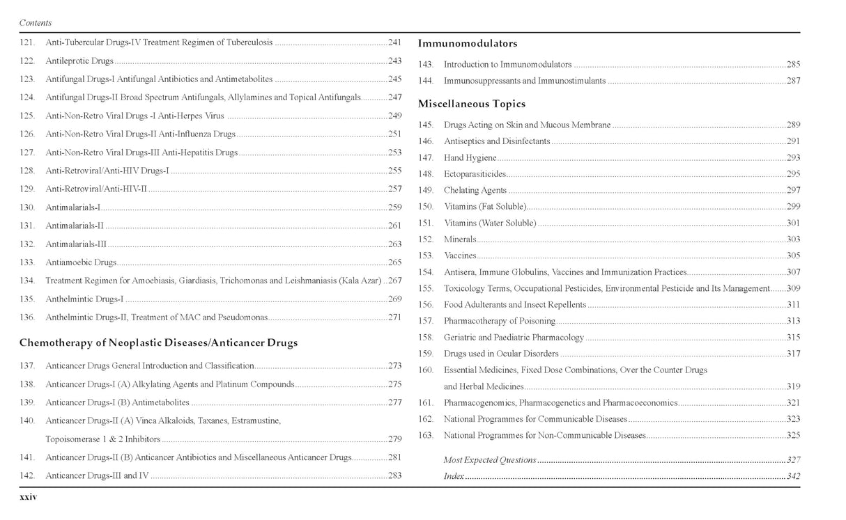 One Page One Chapter Pharmacology for Undergraduates in M.B.B.S. (As Per NMC-CBME Syllabus) - Retail Maharaj