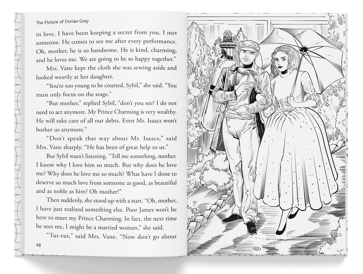 The Picture of Dorian Gray : Illustrated Abridged Children Classics English Novel with Review Questions - Retail Maharaj