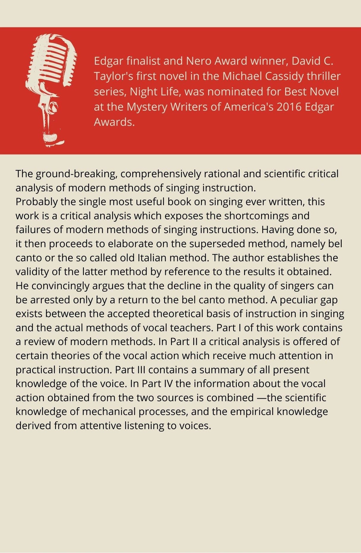 The Psychology of Singing: A Rational Method of Voice Culture Based on a Scientific Analysis of All Systems, Ancient and Modern - Retail Maharaj